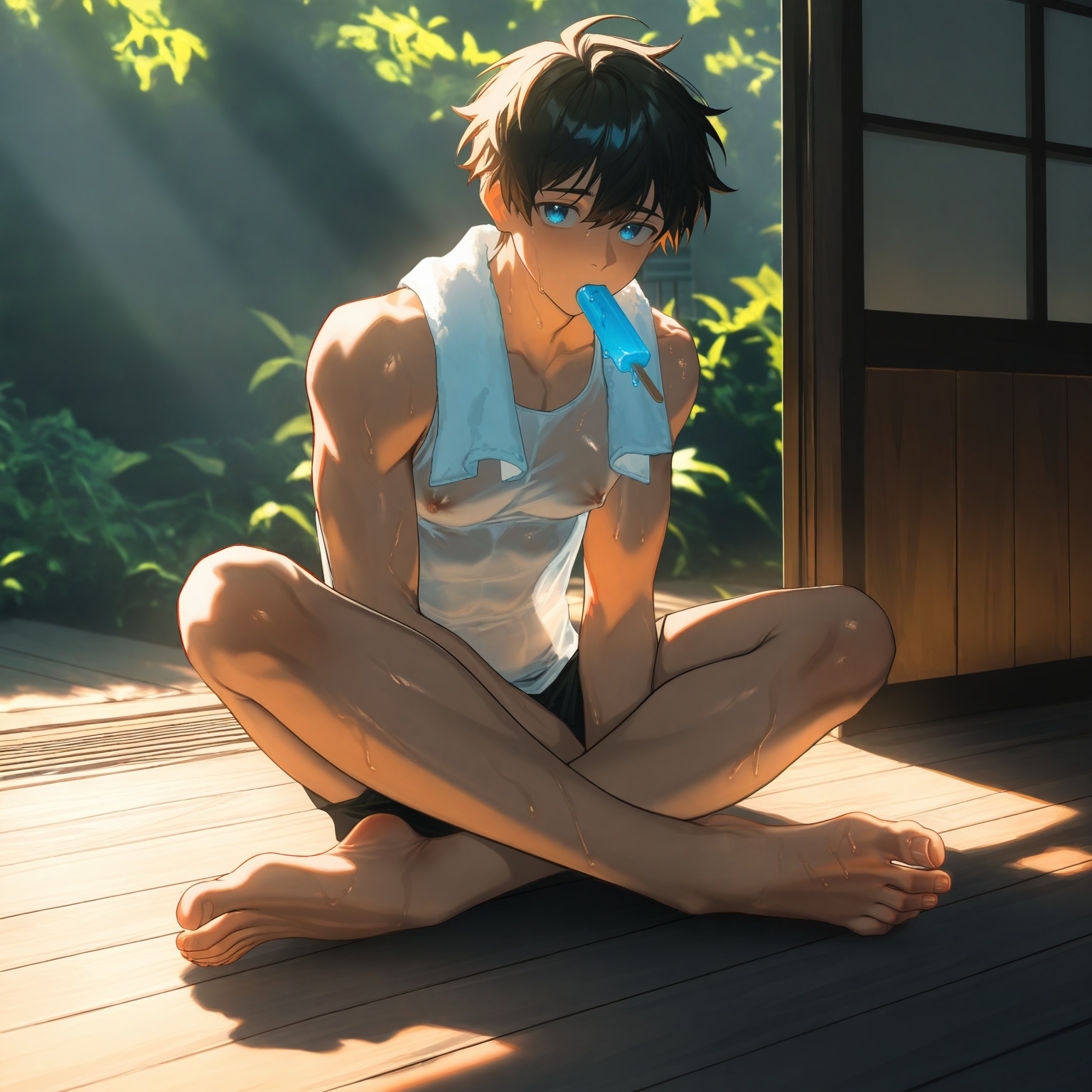 1boy,  short hair,  mosi l on Tensor.Art