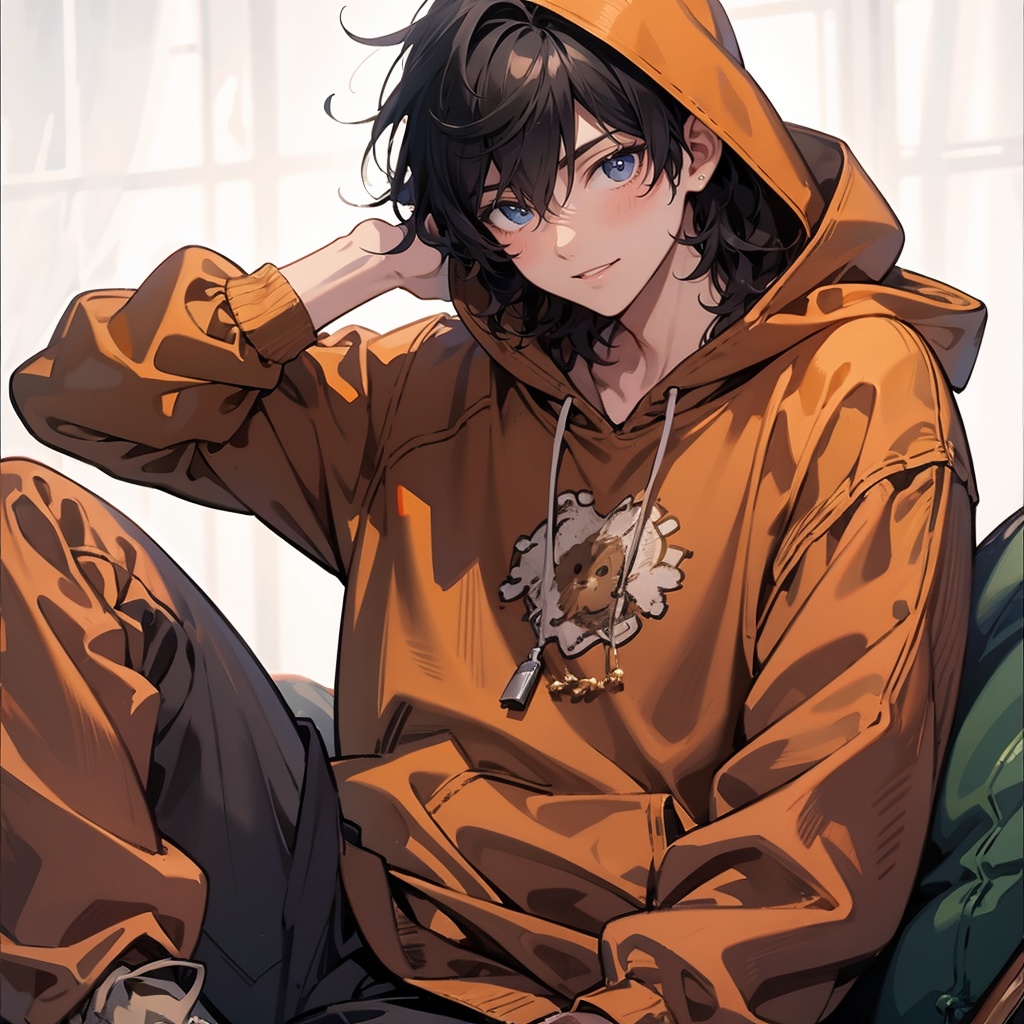 (masterpiece:1.2),best quality,highres,extremely detailed CG,perfect lighting,8k wallpaper,anime,comic,game CG,1boy,in a luxurious room,<lora:FF_20231224181907-000009:0.5>,