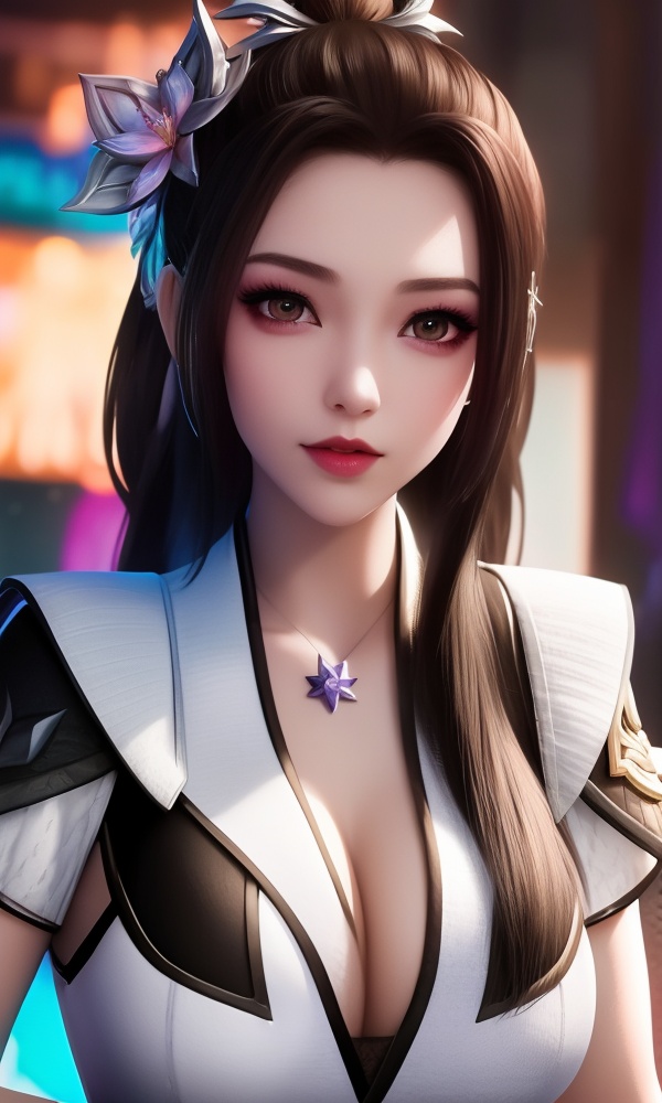 (,1girl, ,best quality, ),looking at viewer, <lora:411-DA-太一剑仙传-季师师:0.8> ,ultra detailed background,ultra detailed background,ultra realistic 8k cg,, ,masterpiece, (( , )),, , , spirit blossom \(league of legends\),   ,   (cleavage), (), ,, blurry, depth_of_field, blurry_background, 1girl, blurry_foreground, black_hair, mole, solo, lips, motion_blur, nose, makeup,