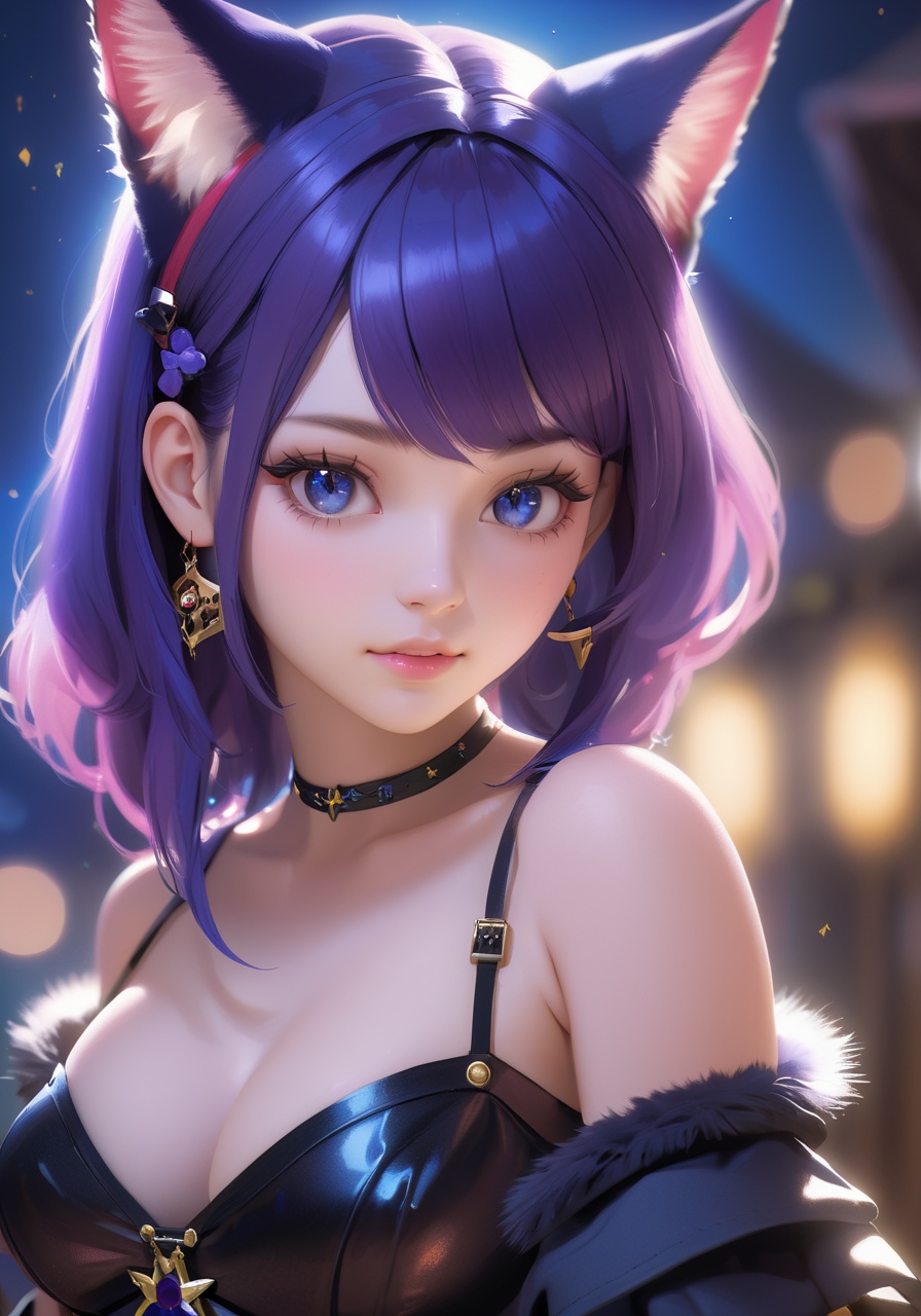 realistic,  a pretty 19-year-old dark magical-girl plotting mischief,  dark magical-girl outfit on Tensor.Art