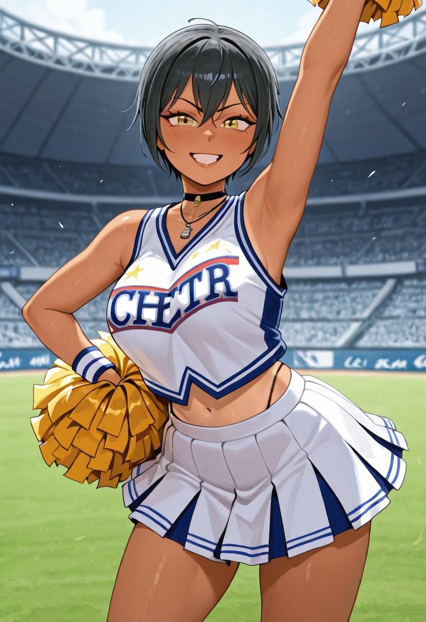 makoto,  tomboy,  tanned skin on Tensor.Art