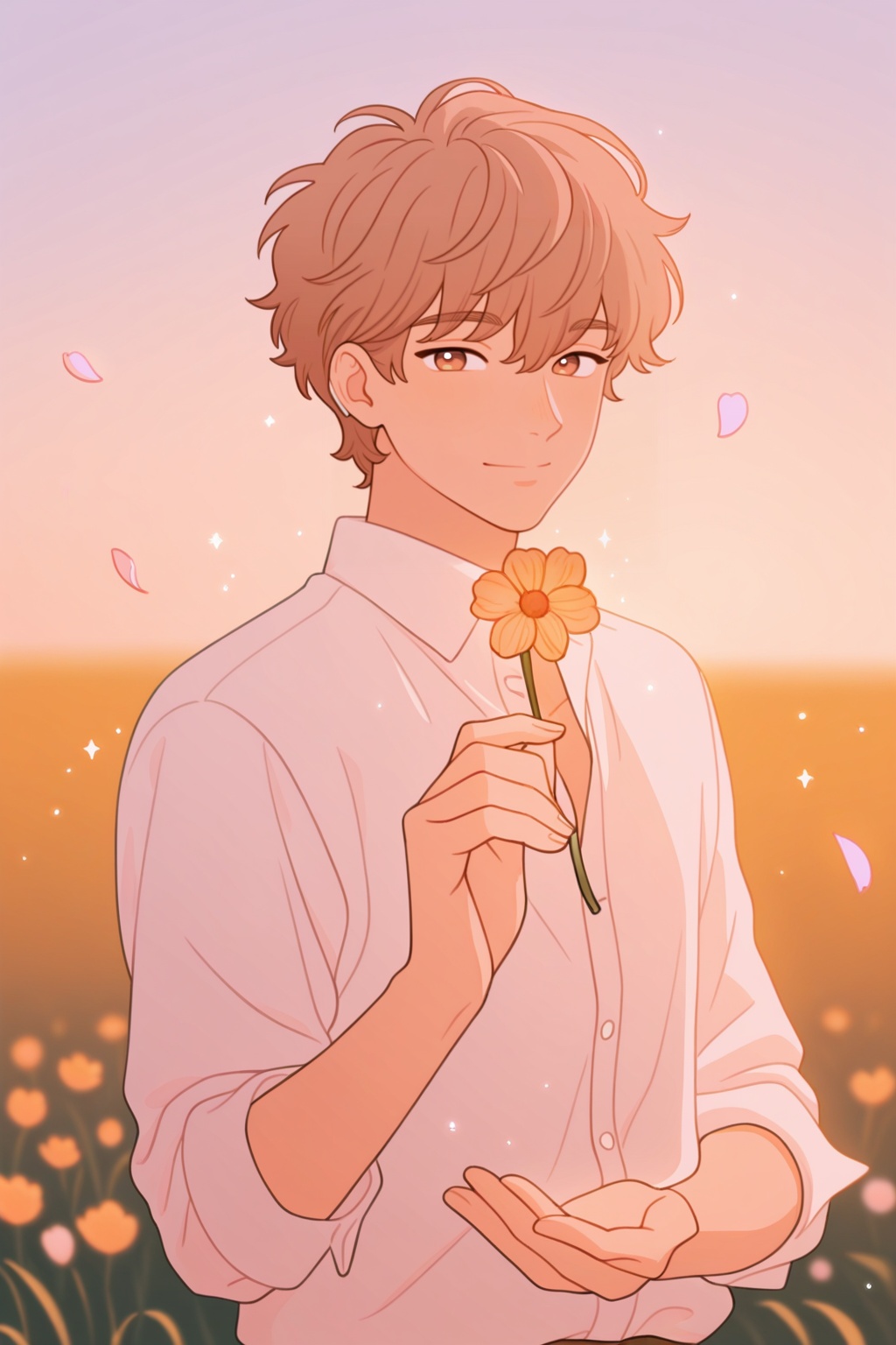 pastel colors,  sparkles,  1boy on Tensor.Art