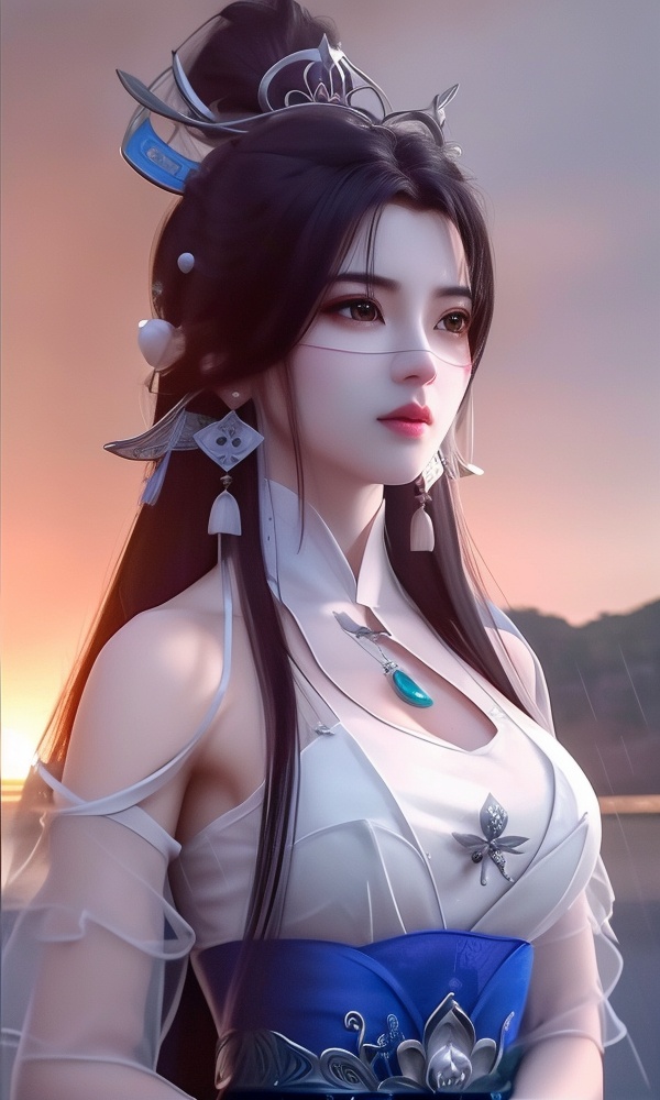 (,1girl, ,best quality, ),looking at viewer, <lora:403-DA-武动乾坤-绫清竹-新模V2:0.8> ,,ultra detailed 8k cg, ultra detailed background ,ultra realistic 8k cg, flawless,  tamari \(flawless\), professional artwork, famous artwork, cinematic lighting, cinematic bloom, (( , )),, dreamlike, unreal, science fiction,  luxury, jewelry, diamond, pearl, gem, sapphire, ruby, emerald, intricate detail, delicate pattern, charming, alluring, seductive, erotic, enchanting, hair ornament, necklace, earrings, bracelet, armlet,halo,masterpiece, (( , )),, realistic,science fiction,mole,   ,cherry blossoms,,(((Best quality, masterpiece, ultra high res, (photorealistic:1.4), raw photo, 1girl, ,rain, , sunlight, sunset, qianqiu wanxia,     )))  (()), (), 