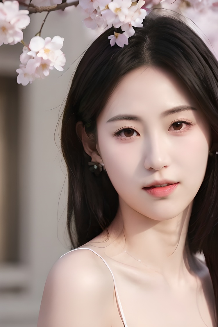 樱花树下 by 青柠 on Tensor.Art