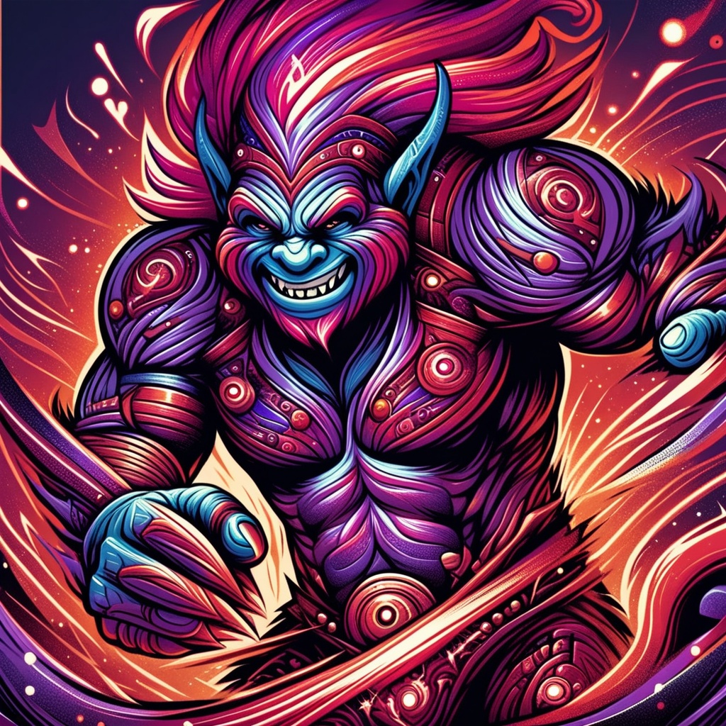DonM0m3g4XL carmine tempestuous troll on Tensor.Art