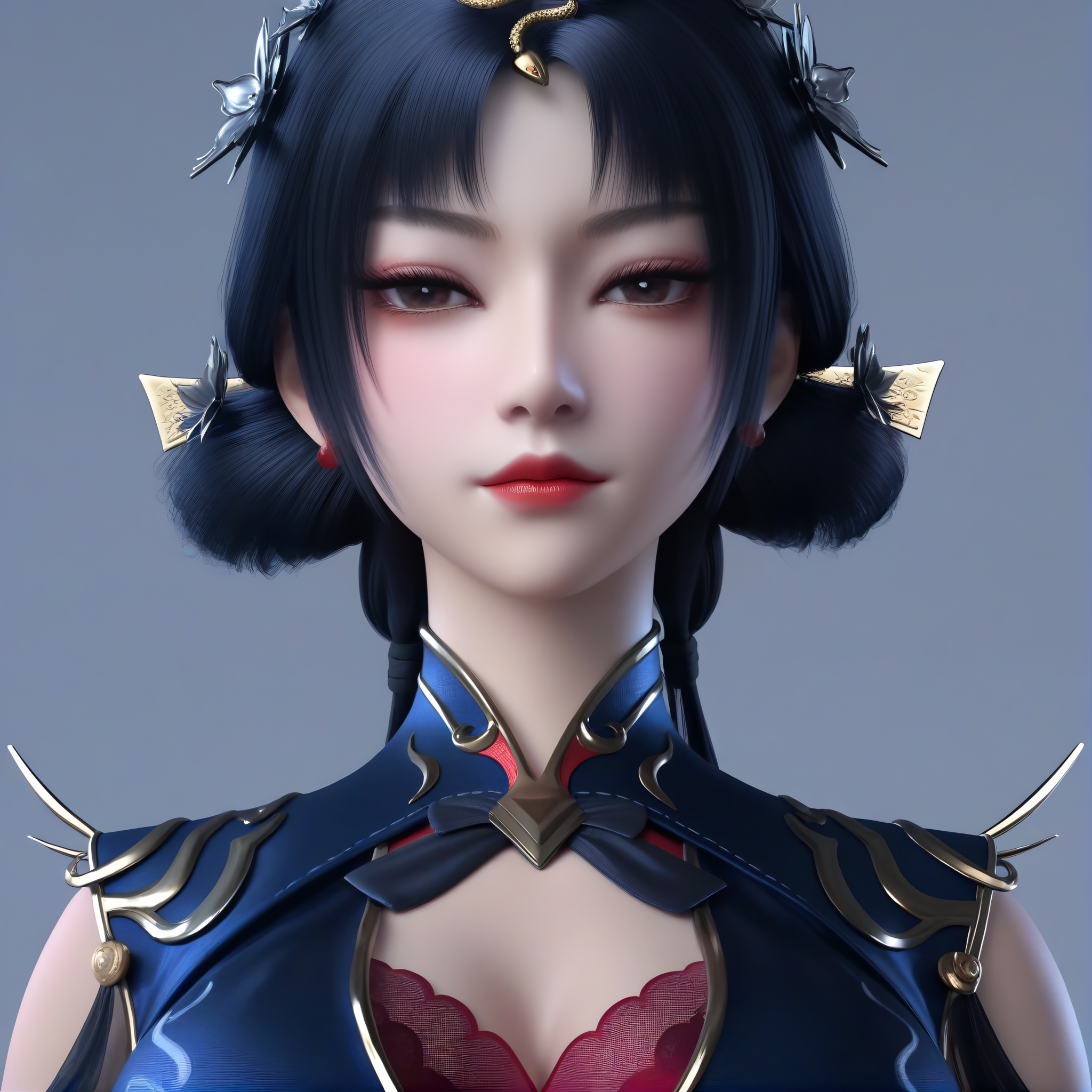 looking at viewer,  front view,  upper body by 誠 on Tensor.Art