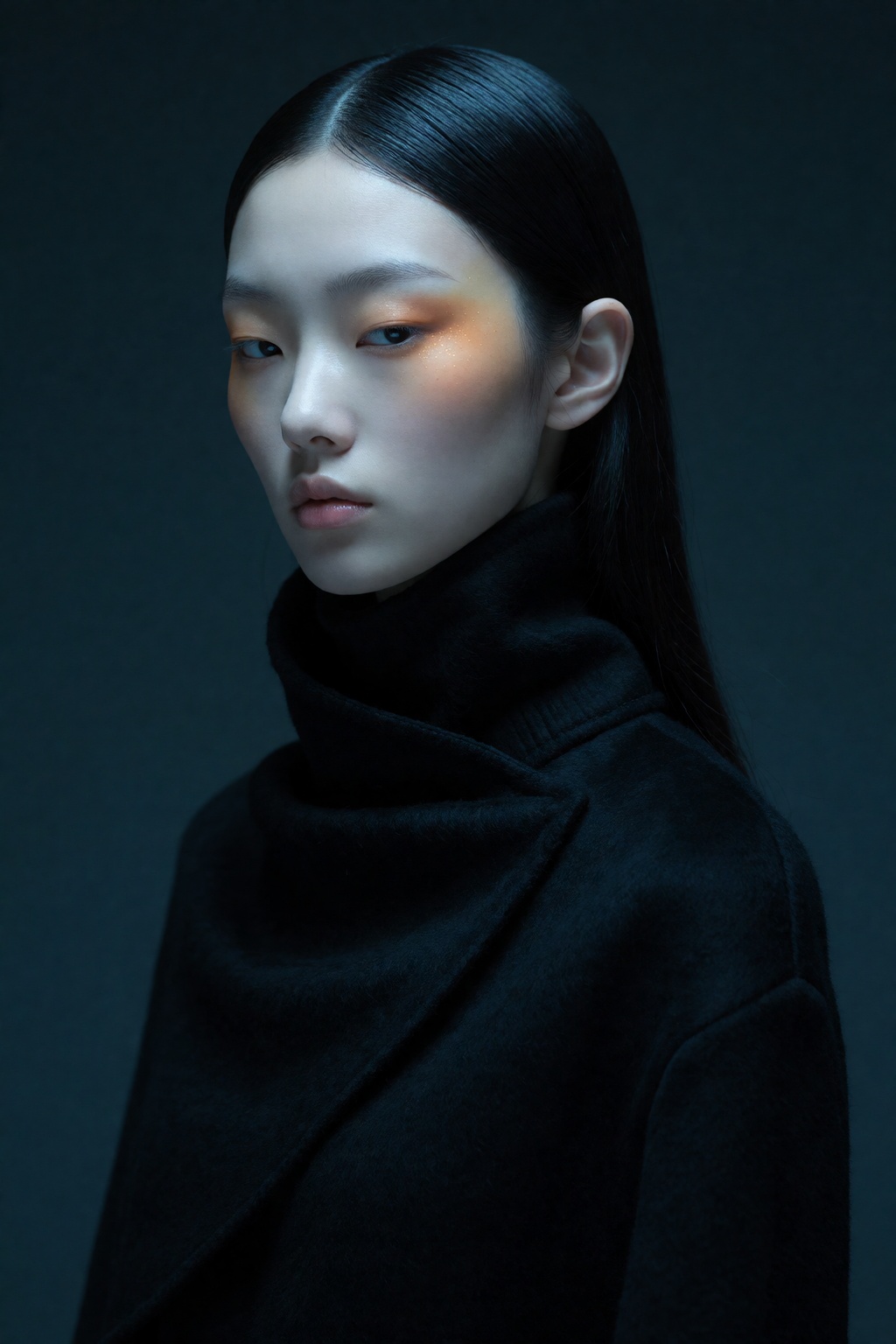 人像摄影作品,  呈现出极致的极简主义美学,  画质通透细腻 on Tensor.Art