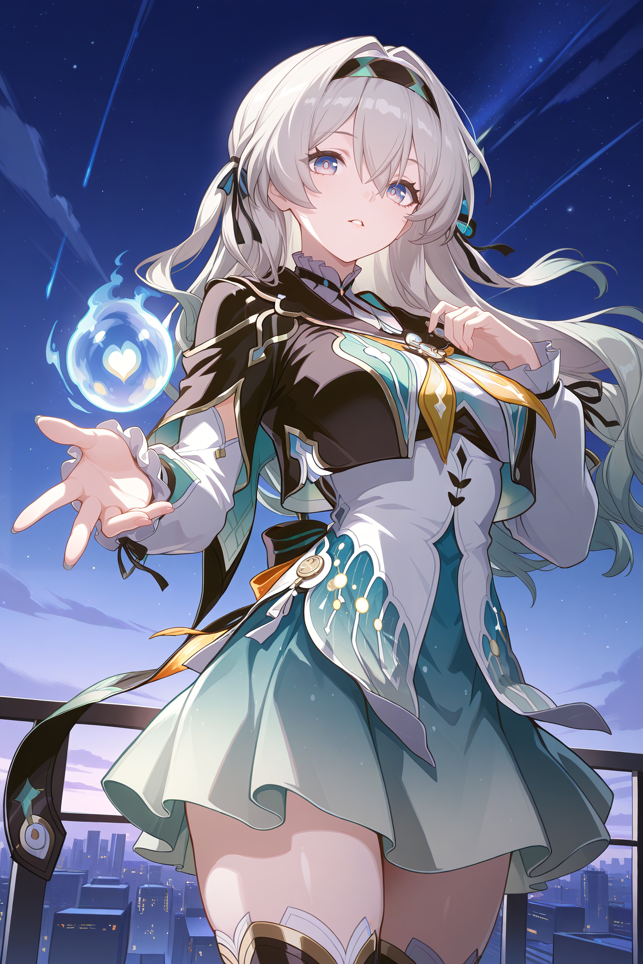 firefly(hsr),  defaultoutfit,  long hair on Tensor.Art