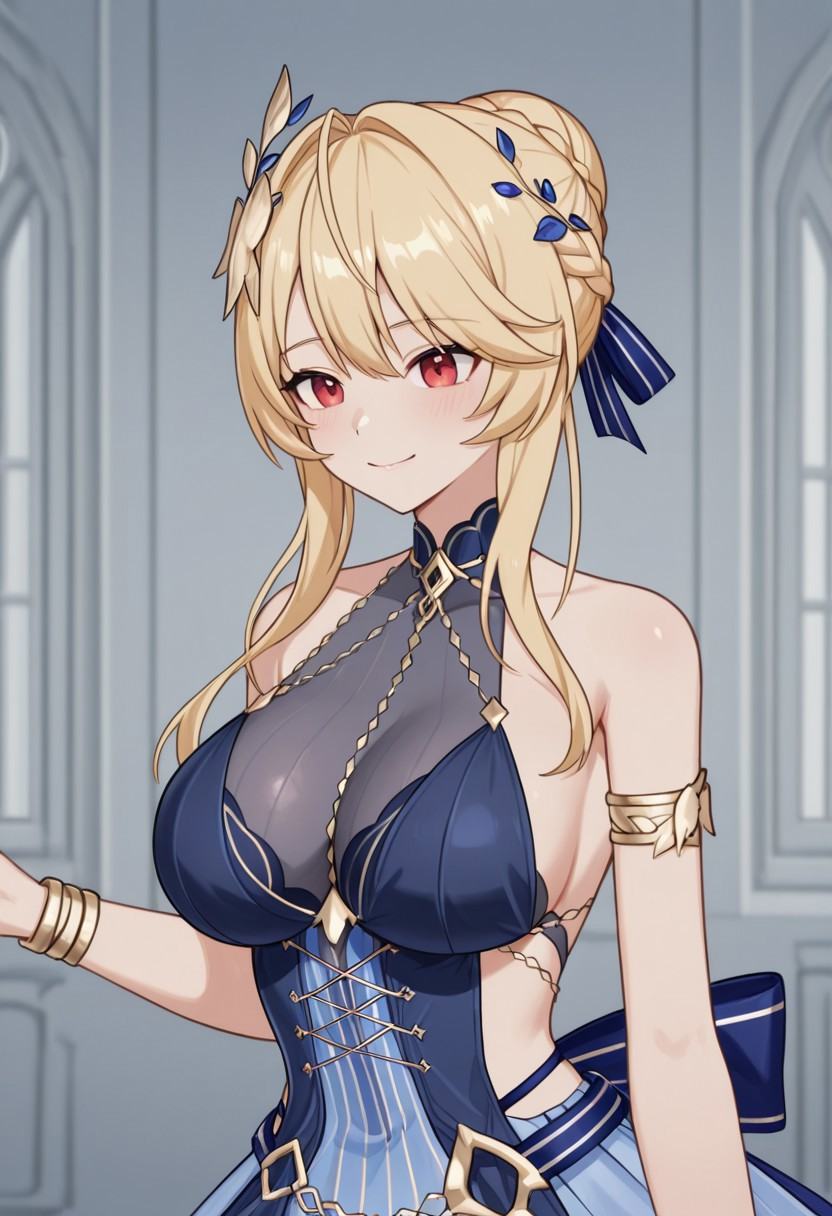 Hera AG,  Bluesky Realm,  red eyes on Tensor.Art