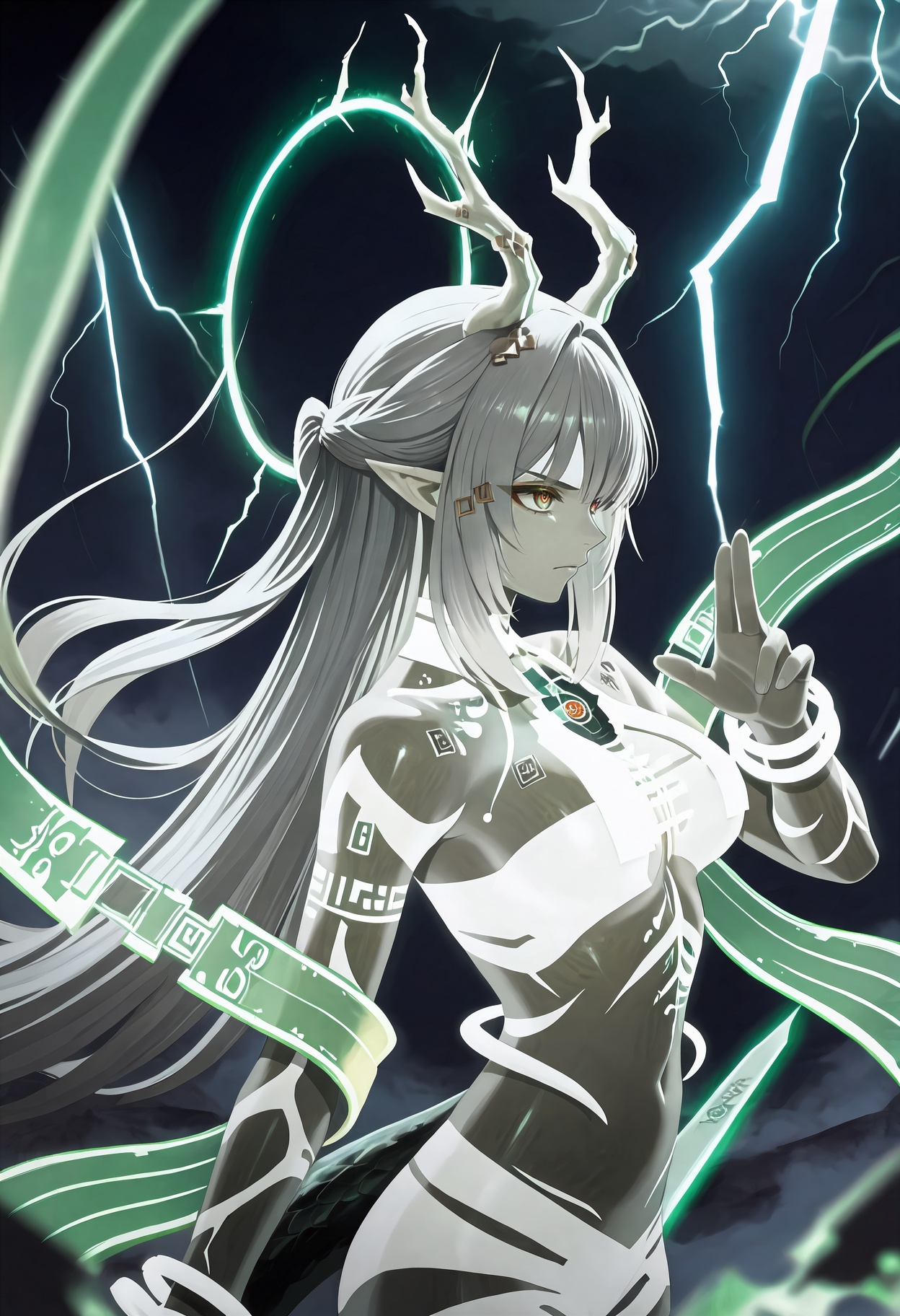 1girl,  alternate form,  halo behind head on Tensor.Art