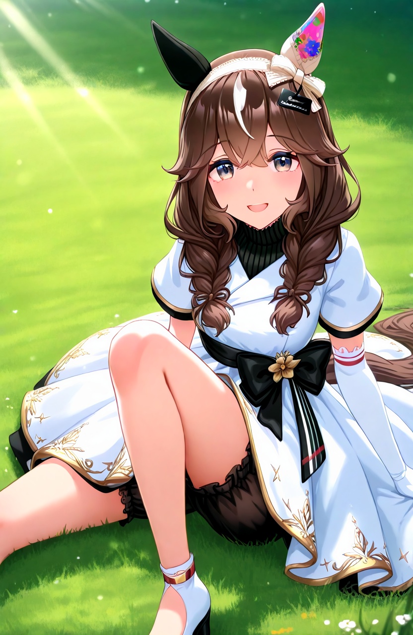 curren_bouquetd'or /(umamusume/),  1girl,  horse ears on Tensor.Art