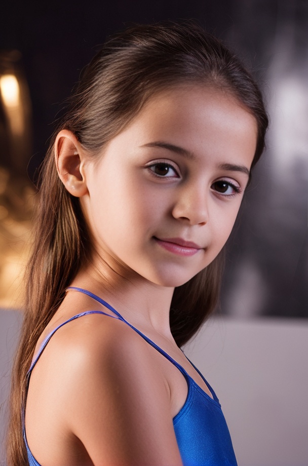 Little eight-year-old female child model,  BmGraceDW,  cute face on Tensor.Art