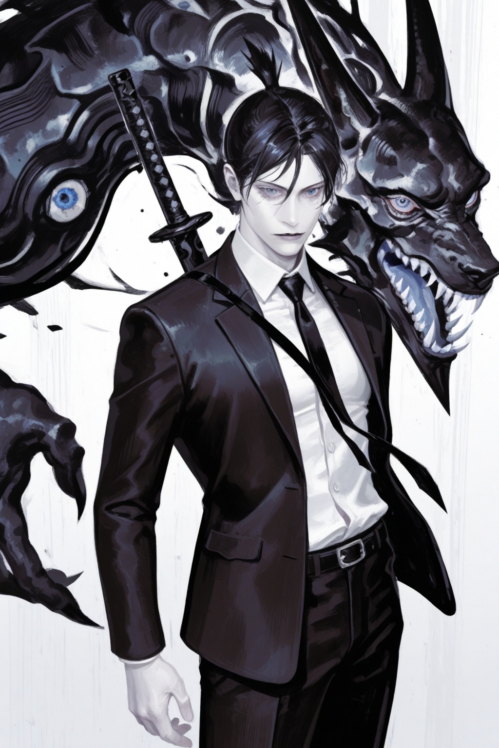 fox devil \(chainsaw man\),  chainsaw man,  1boy on Tensor.Art