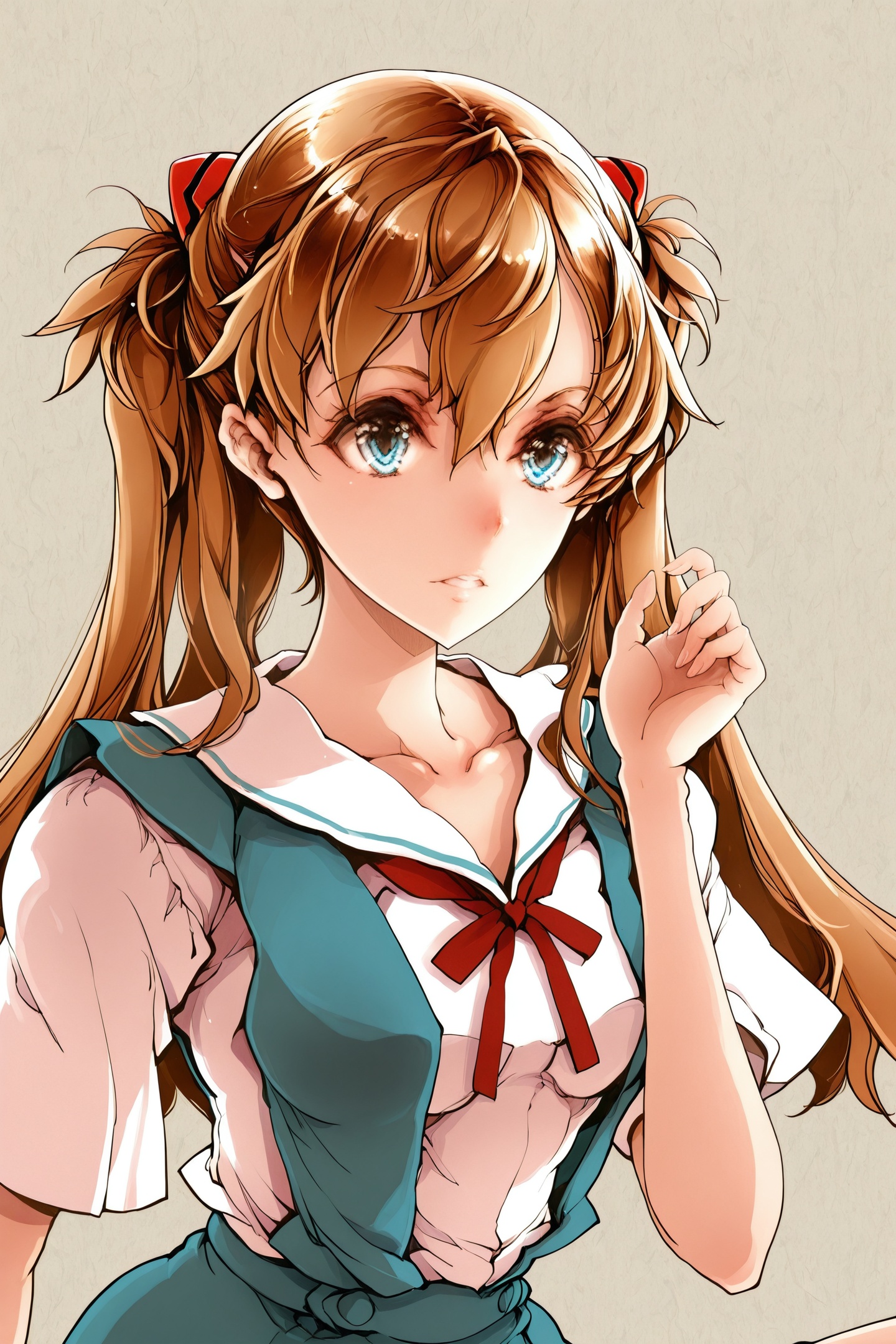 Endou Okito Style,  1girl,  souryuu asuka langley on Tensor.Art