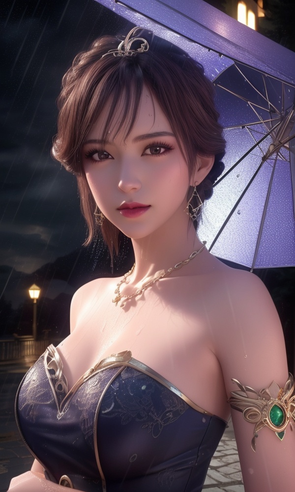 <lora:370-DA-百炼成神-云洛-黑化:0.8>,(,1girl, ,best quality, ),looking at viewer, ,ultra detailed 8k cg, ultra detailed background,  ultra realistic 8k cg, flawless,  tamari \(flawless\), professional artwork, famous artwork, cinematic lighting, cinematic bloom, (( , )),, dreamlike, unreal, science fiction,  luxury, jewelry, diamond, pearl, gem, sapphire, ruby, emerald, intricate detail, delicate pattern, charming, alluring, seductive, erotic, enchanting, hair ornament, necklace, earrings, bracelet, armlet,halo,masterpiece, (( , )),,  ,cherry blossoms,(((, night,night sky,lamppost,  ultra high res, (photorealistic:1.4), raw photo, 1girl, , rain, sweat, ,wet, )))(( , ))   (()), (),