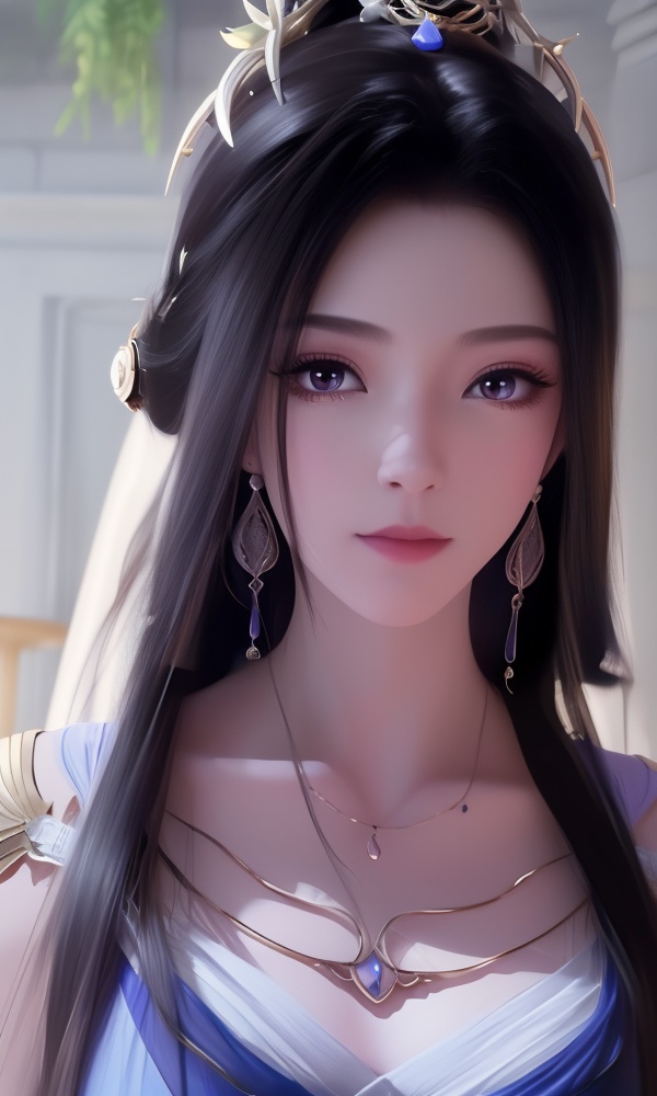 (,1girl, ,best quality, ),looking at viewer, <lora:395-DA-凡人修仙传-紫灵:0.8> ,,,ultra detailed background,ultra detailed background,ultra realistic 8k cg, ,masterpiece, (( , )),tamari \(flawless\),    ,castle,     (hydrokinesis),  (()), (), , jewelry, necklace, solo, , , , hair_ornament, , earrings,large breasts,,  , ,