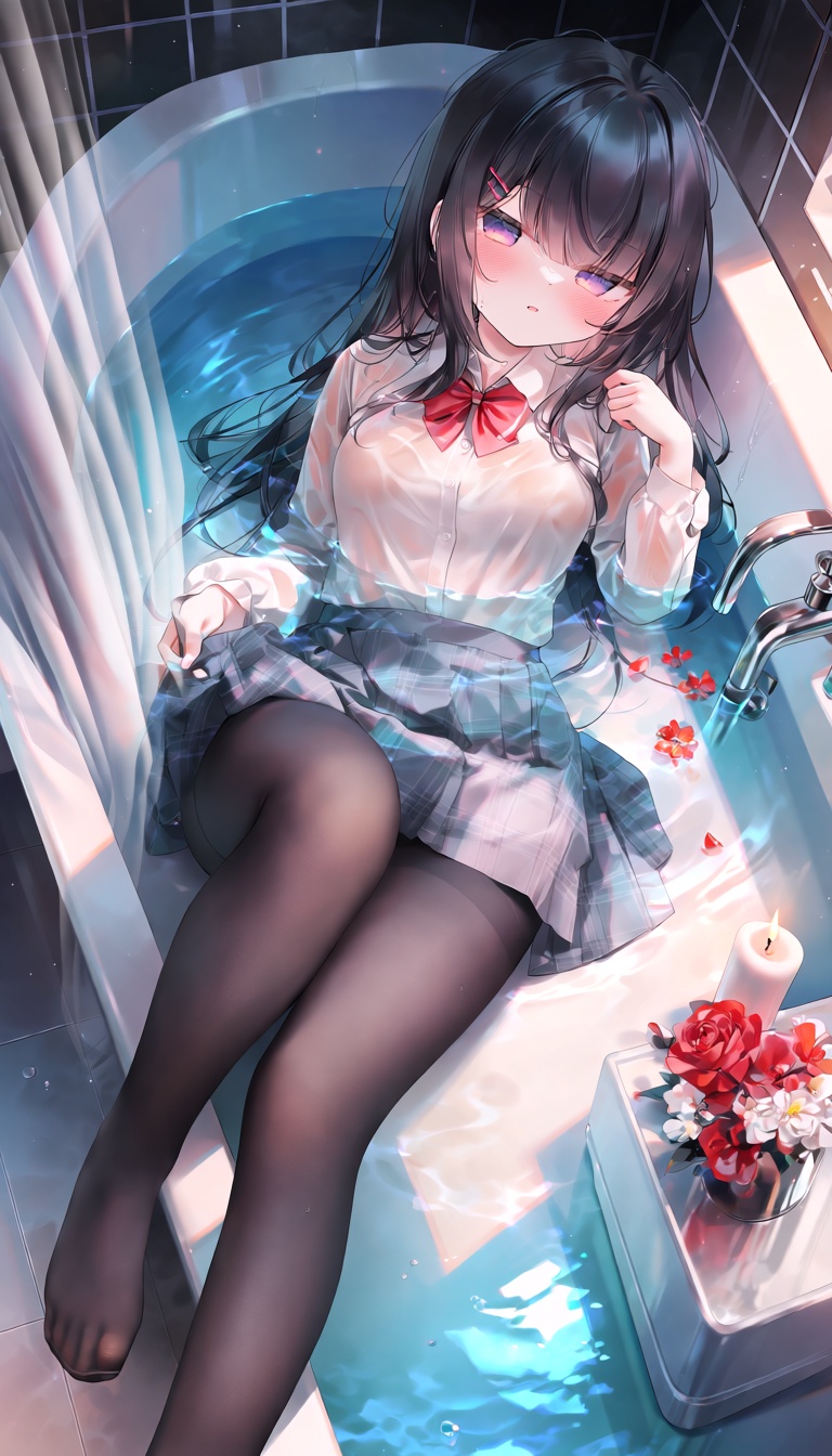 @4x0style,  1girl,  solo on Tensor.Art