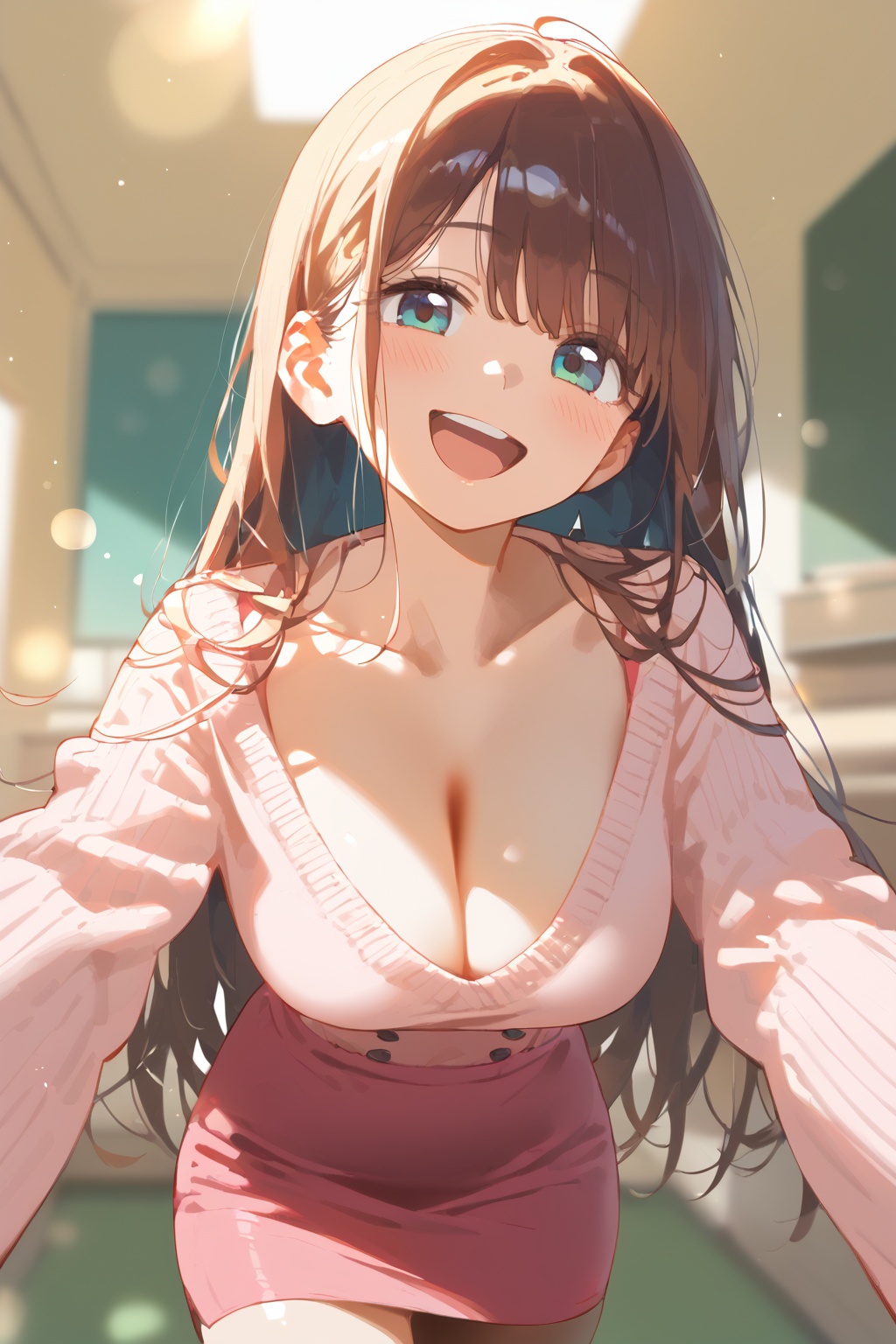 1girl,  solo,  smile on Tensor.Art