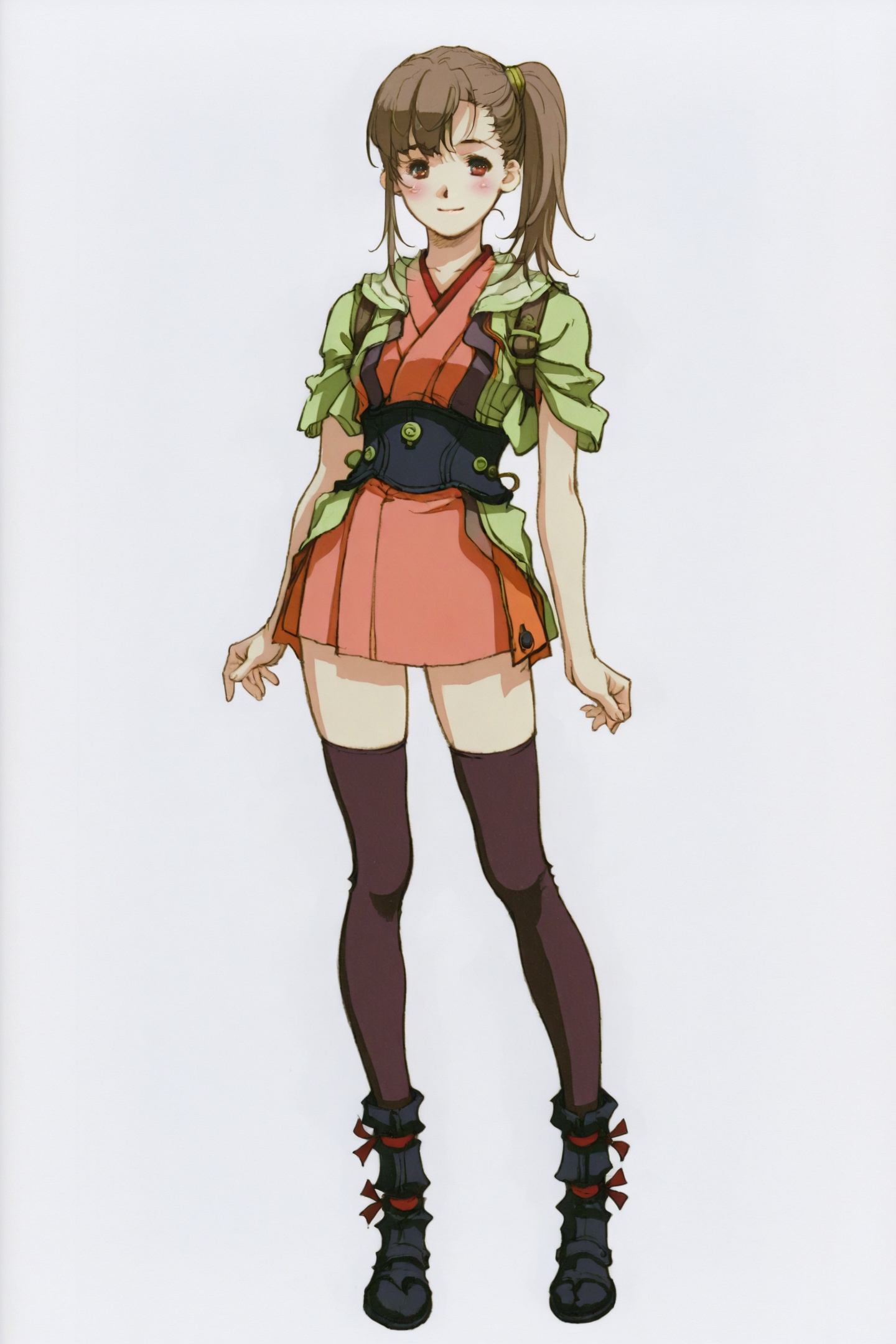 Haruhiko Mikimoto Style,  Kajika \(Kabaneri\),  1girl on Tensor.Art