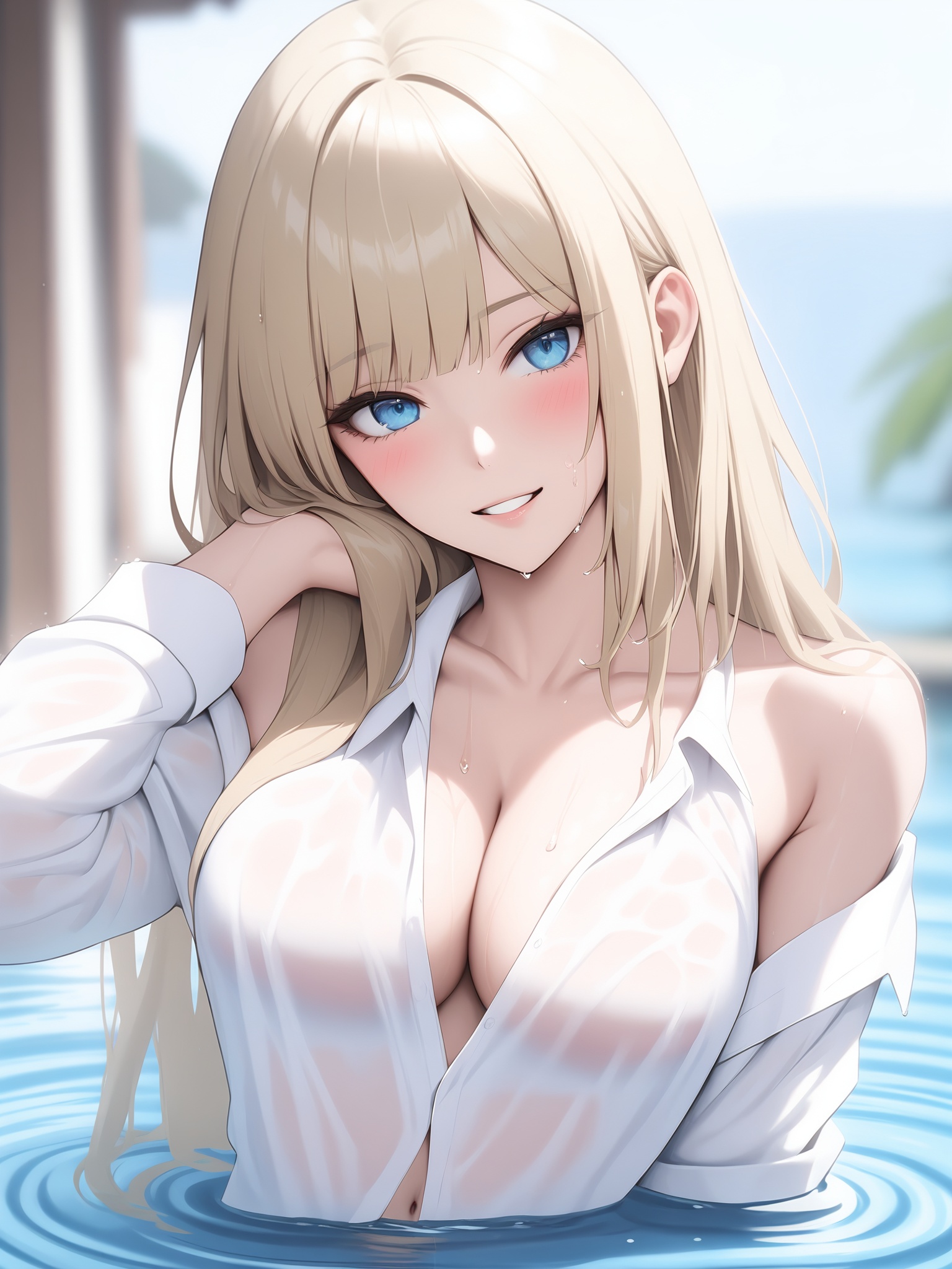 Korean style,  1girl,  breasts on Tensor.Art