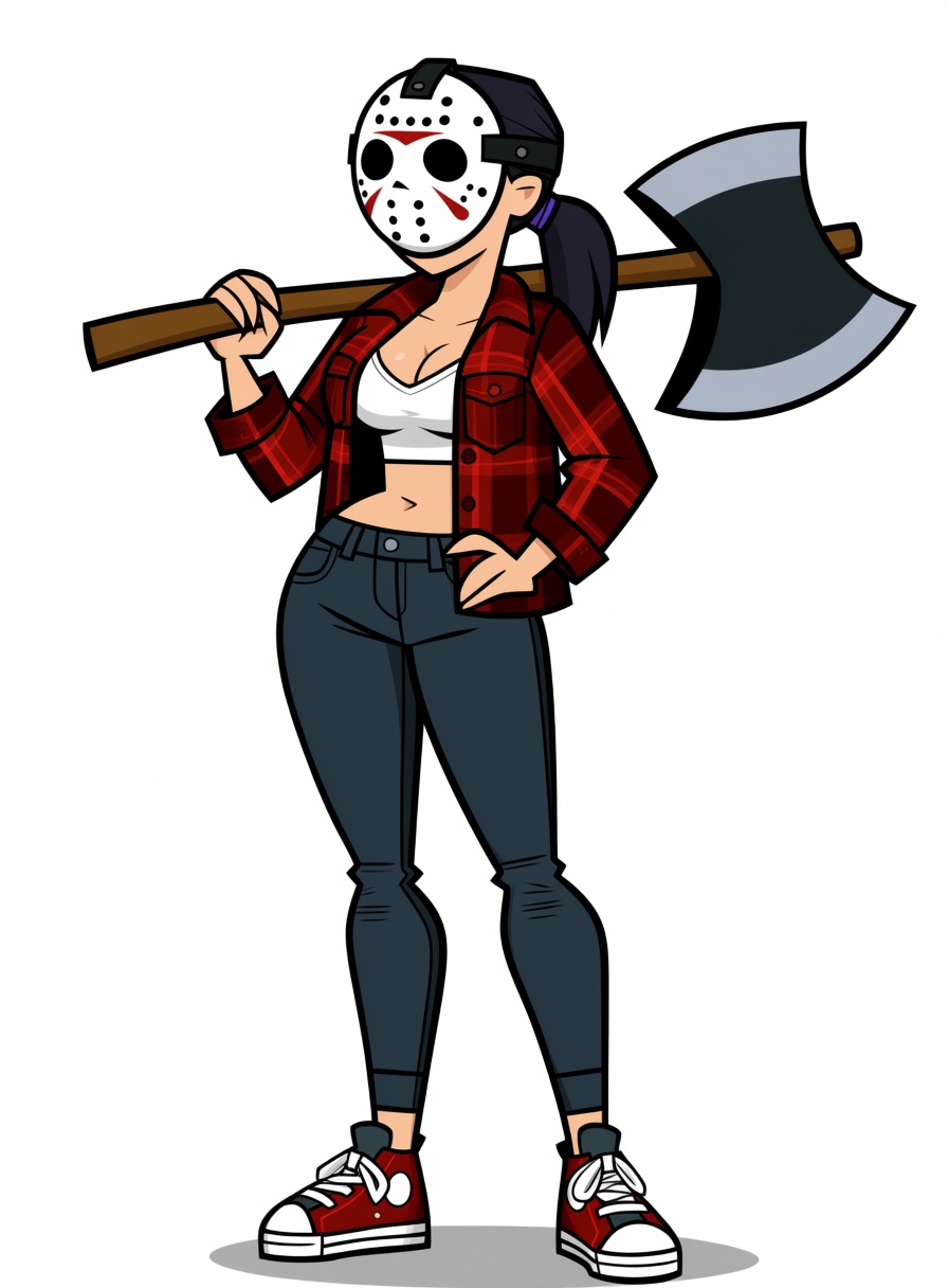 Codl_Style,  1girl,  female jason voorhees on Tensor.Art