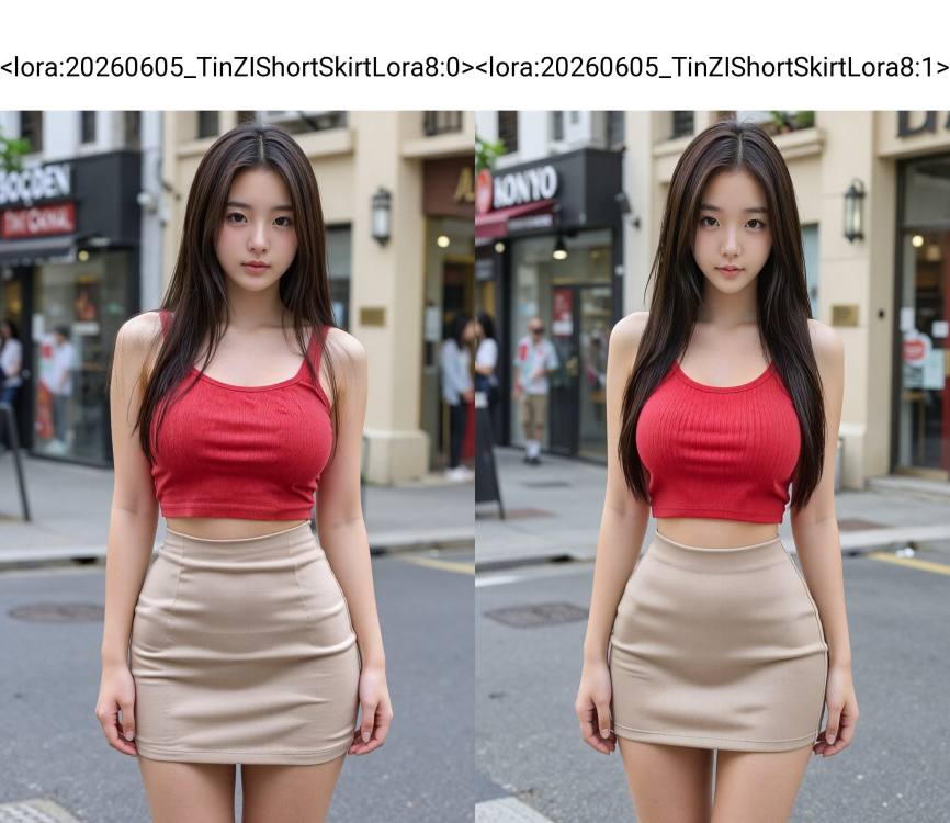 20260605_TinZIShortSkirtLora8 超短裙 by 天TIN on Tensor.Art