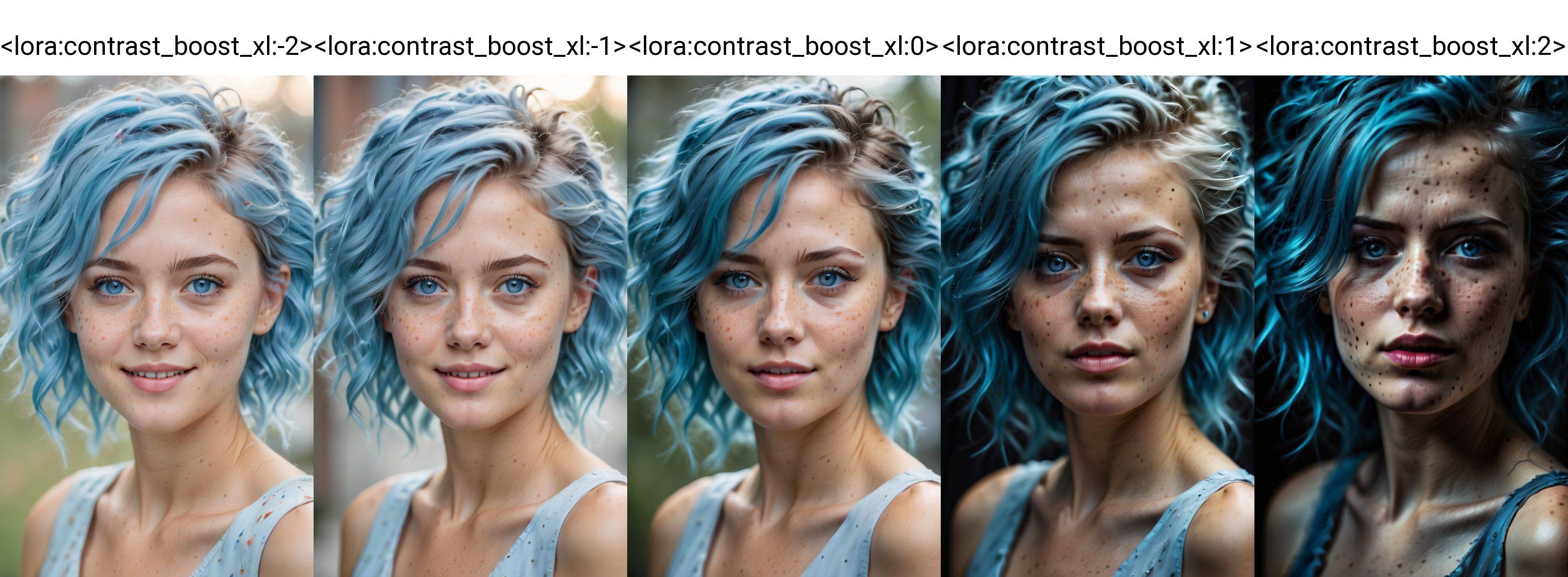 ultra-detailed,  ,  blue messy hair on Tensor.Art