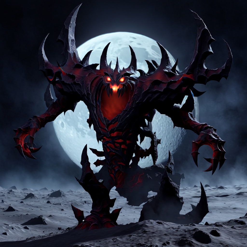 ShadowFiend,  on the moon on Tensor.Art