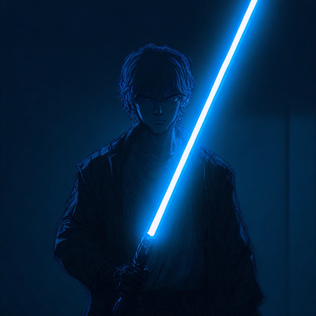 Lightsabermb2,  lightsaber,  holding on Tensor.Art