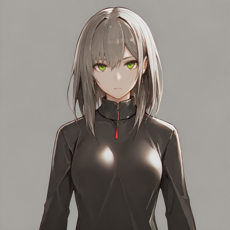 masterpiece, best quality,grey background,looking at viewer,SOLO,simple background,      lowlight_style<lora:lowlight-ill2pro-e3:0.8>
