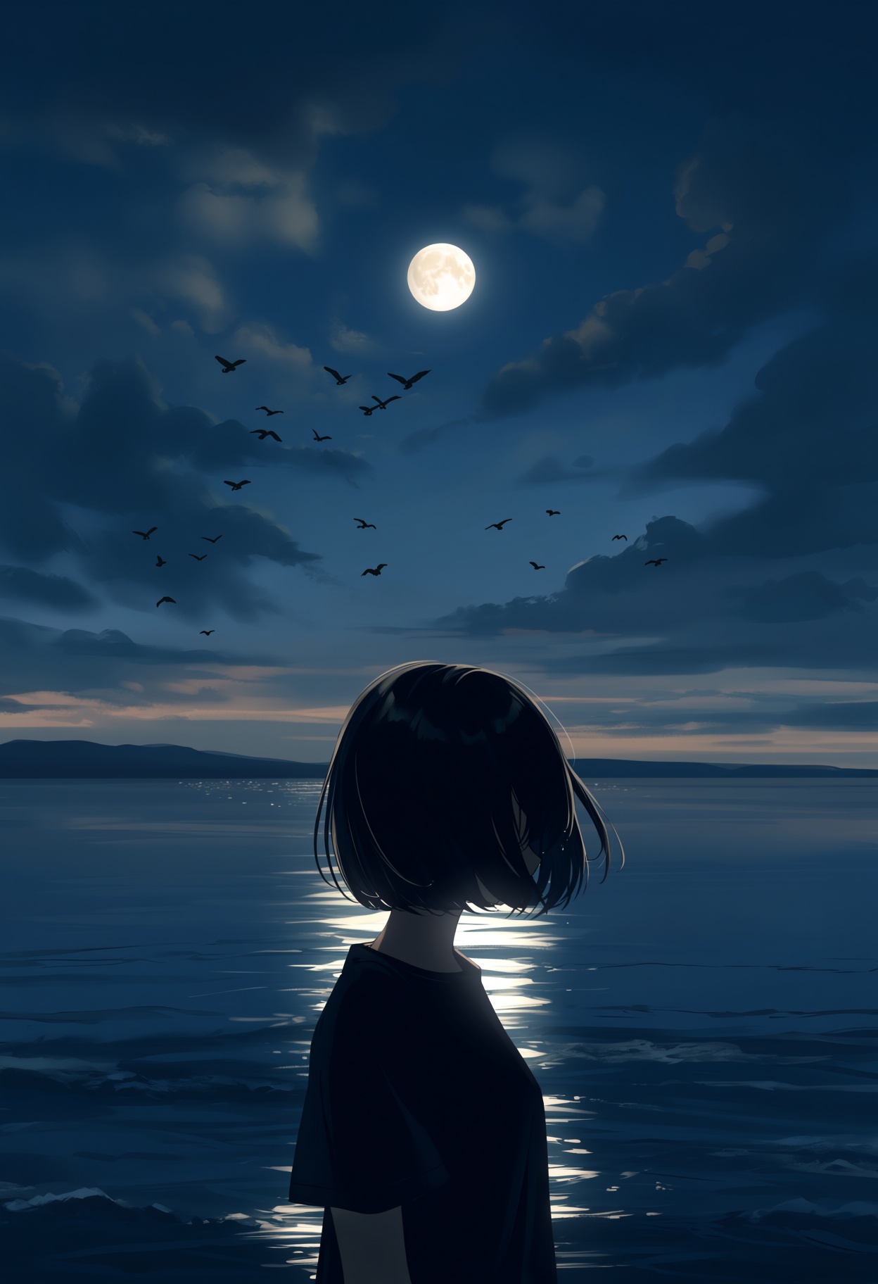 original,  1girl,  bird on Tensor.Art