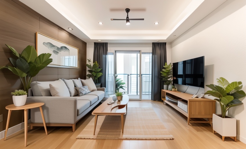 1boy, book, carpet, chair, coffee mug, couch, food, indoors, jinchou, lamp, livingroom, no humans, plant, potted plant, rug, scenery, table, television, vase, wooden floor, <lora:SD1.5_JinchouRoom1.28:0.7>