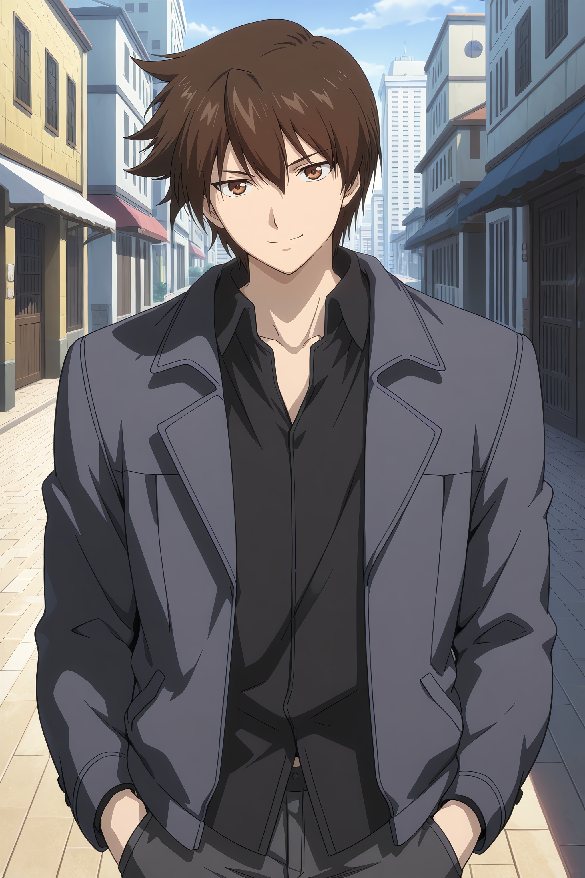 yagami_kazuma-kns,  1boy,  solo on Tensor.Art