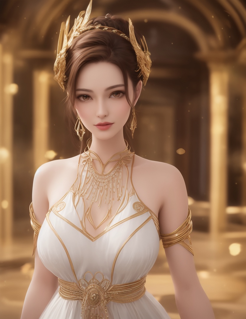 ultra realistic 8k cg, picture-perfect face, flawless, clean, masterpiece, professional artwork, famous artwork, cinematic lighting, cinematic bloom, perfect face, beautiful face, beautiful eyes, ((perfect female body, narrow waist)), red eyes, gorgeous queen, royal, divine, goddess, godlike, (royal palace), fantasy, dreamlike, unreal, science fiction, , beautiful clothes, lace, lace trim, lace-trimmed legwear, nsfw, breasts out,  (rich:1.4), prestige, luxury, jewelry, diamond, gold, pearl, gem, sapphire, ruby, emerald, intricate detail, delicate pattern, sexy, charming, alluring, seductive, erotic, enchanting, hair ornament, necklace, earrings, bracelet, armlet, ,(solo:1.5, ) (1girl:1.8),(,gigantic breasts,) <lora:DA_HenRenDaDi:0.4>