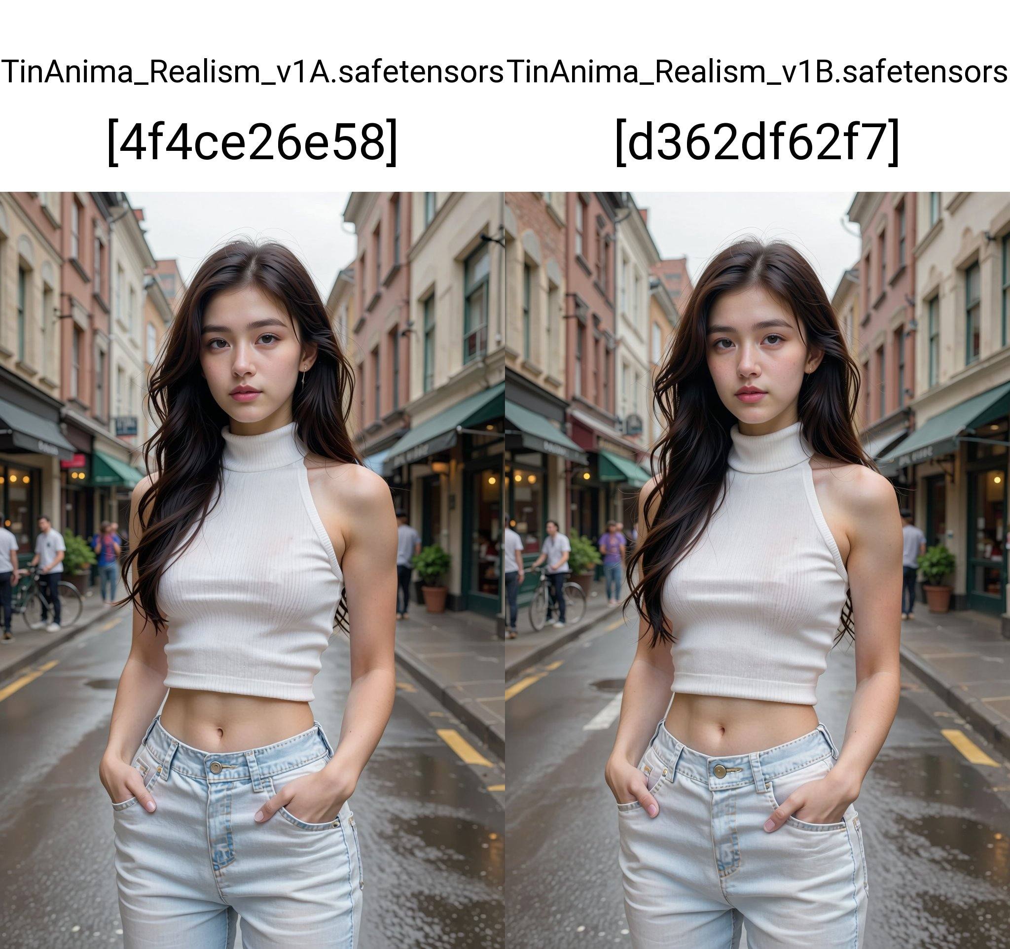 A beautiful young Asian woman with long,  dark,  wavy hair by 天TIN on Tensor.Art