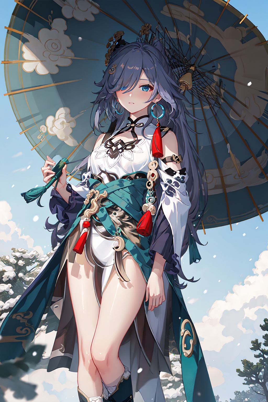 extreme detailed,  Fu Hua(az),  Chinese clothes on Tensor.Art