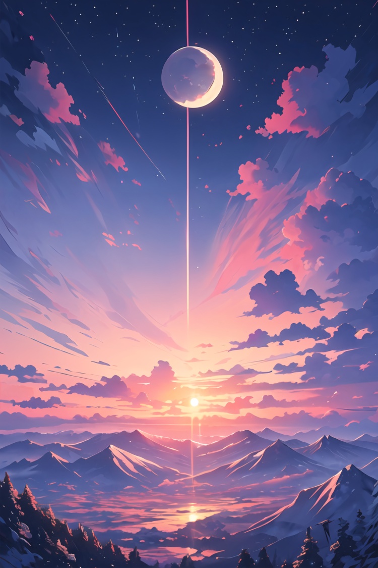 动漫云朵背景-Anime Cloud by Milos on Tensor.Art