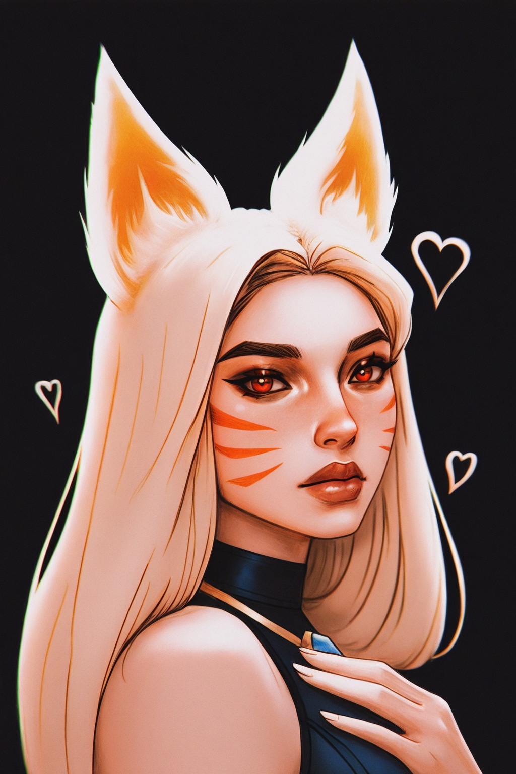 h1s,  1girl,  animal ears by MissFidonyo on Tensor.Art