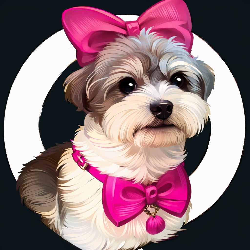 HTTP,yorkshire, no humans, bow, solo, simple background, white background, pink bow, bowtie, looking at viewer, ribbon<lora:HTTP_20231121185644-000008:1>