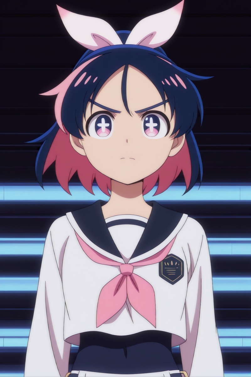 Aki Jougamine,  solo,  anime screencap on Tensor.Art