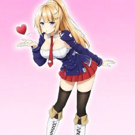 astoria \(azur lane\),  blonde hair,  long hair on Tensor.Art