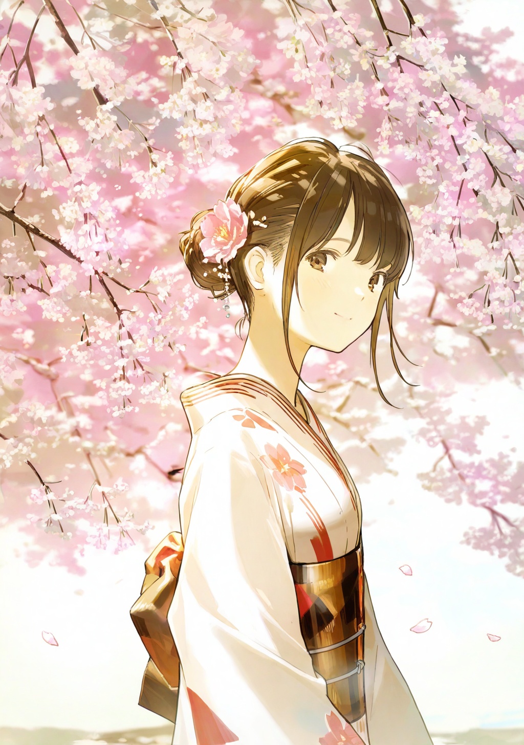 1girl,  japanese clothes,  kimono on Tensor.Art