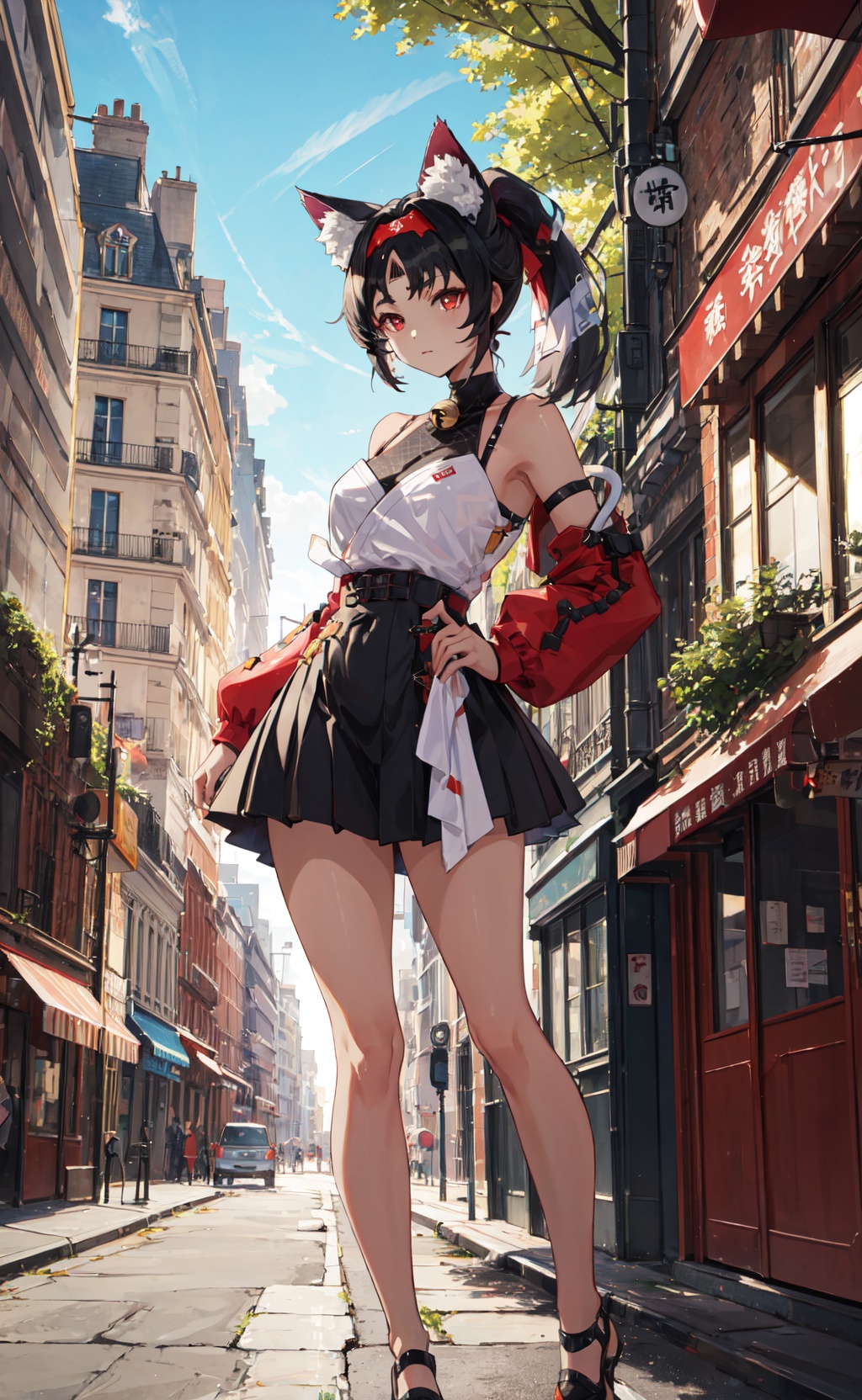 Nekomiya CYQL,  1girl,  looking at viewer on Tensor.Art