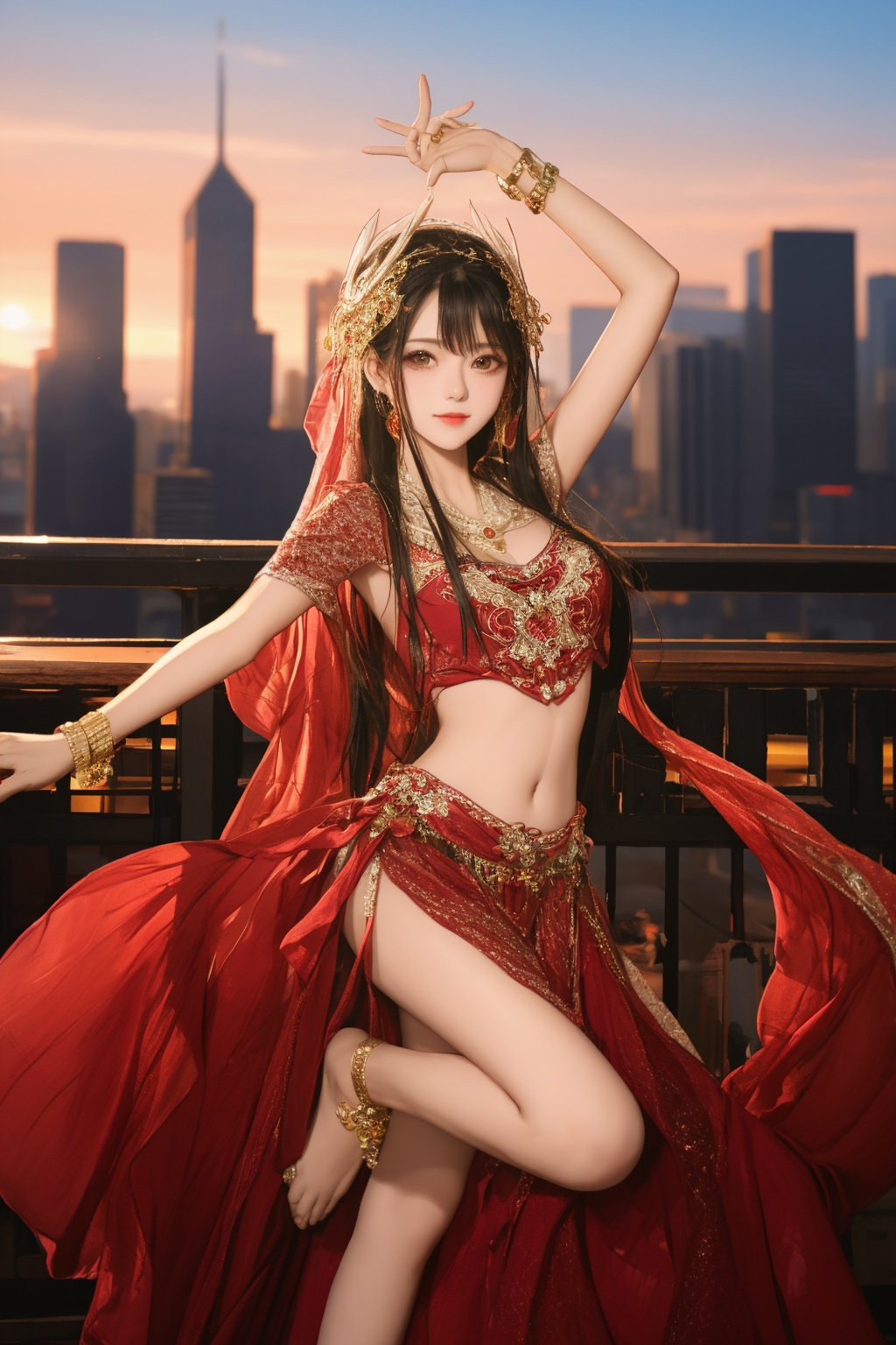 future0513,  anklet,  dancing on Tensor.Art