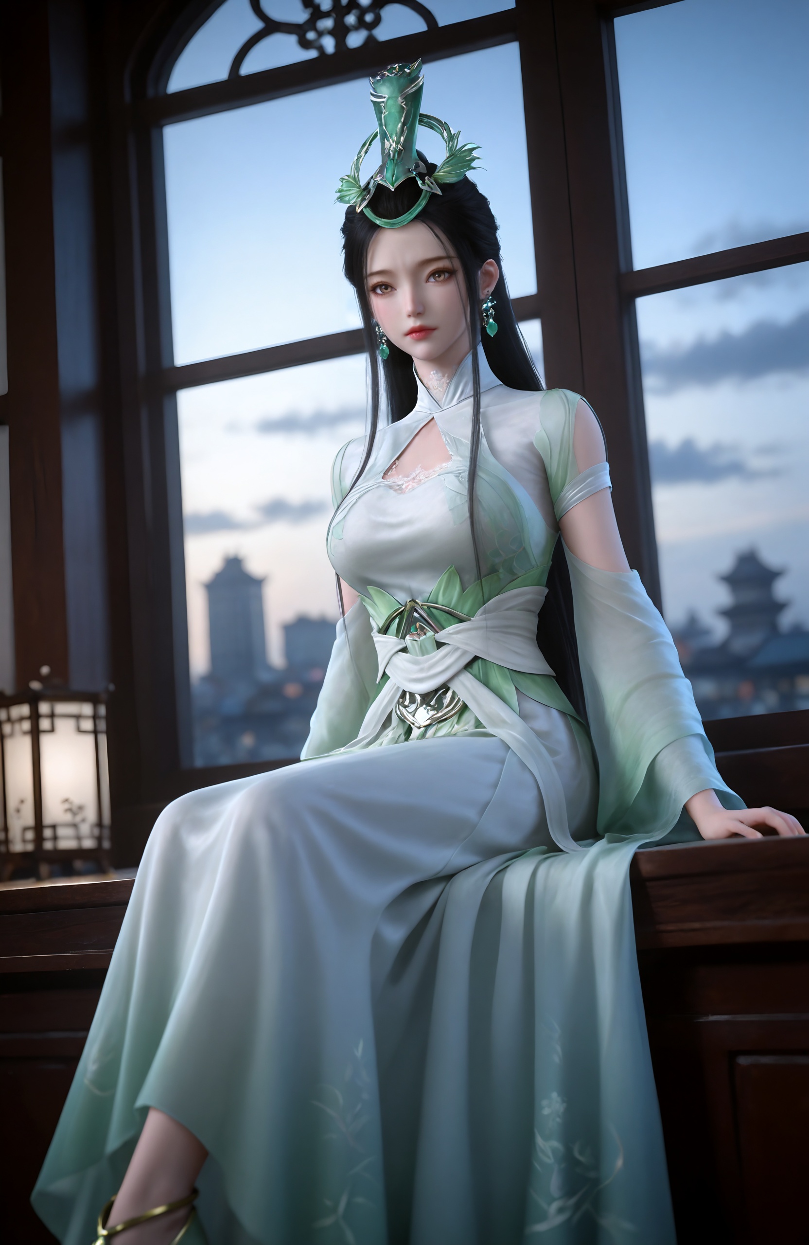 1girl,  black hair,  long hair by 天海TianHai on Tensor.Art