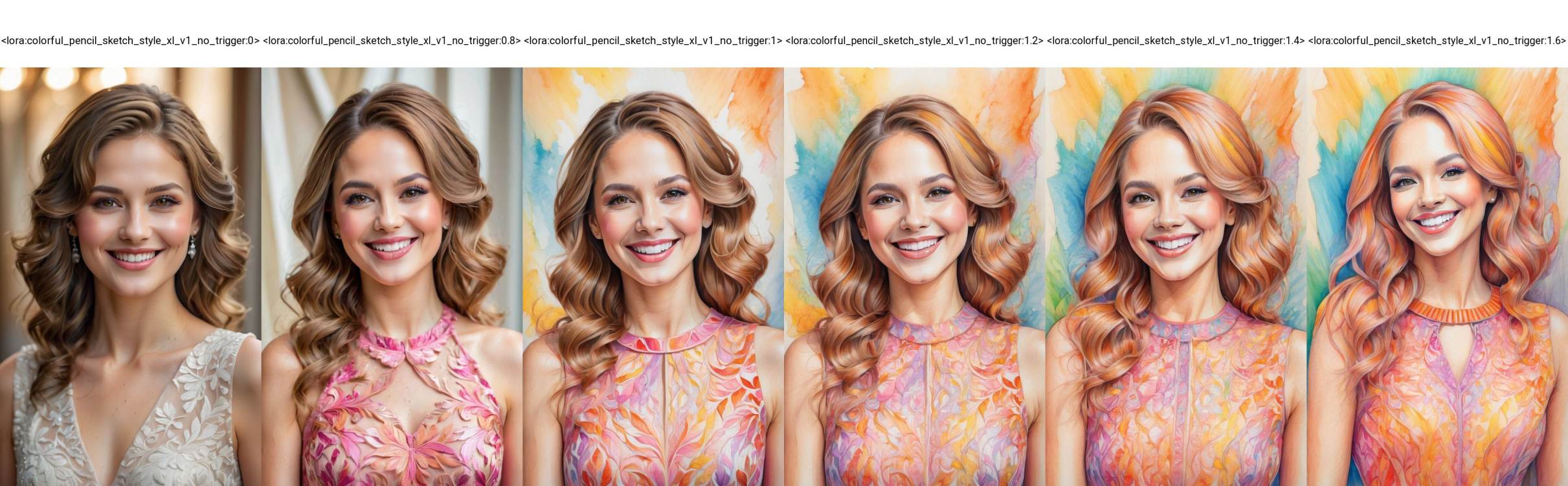 Colorful Pencil Sketch Style XL by Ai Art Vision on Tensor.Art
