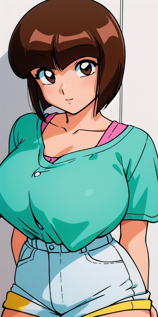 tendounabiki,  huge_breasts,  standing on Tensor.Art