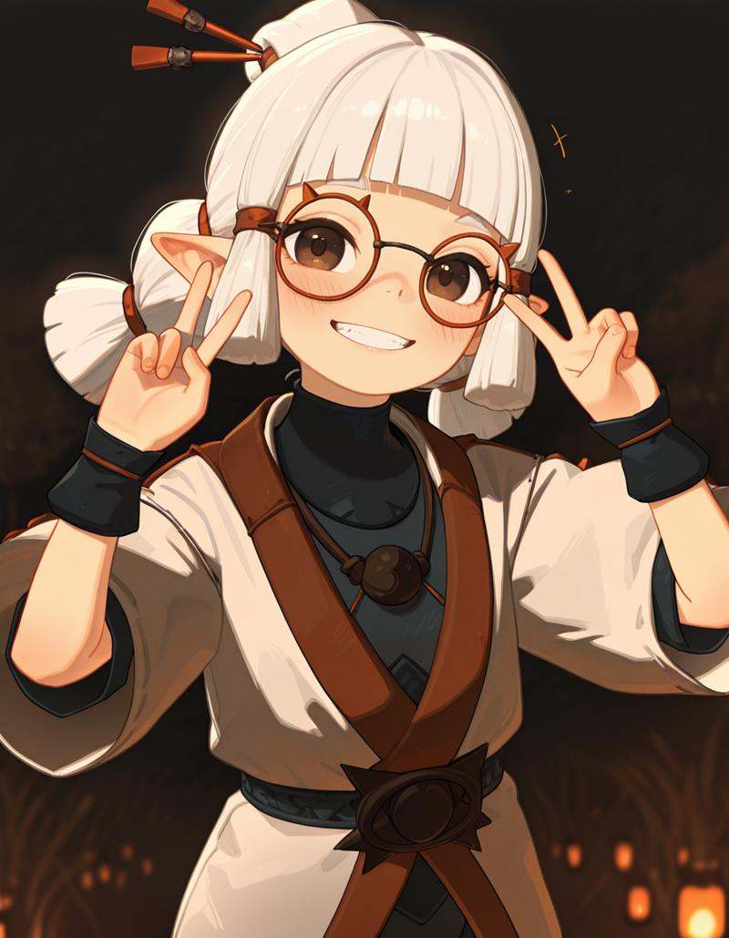 josha,  1girl,  white hair on Tensor.Art