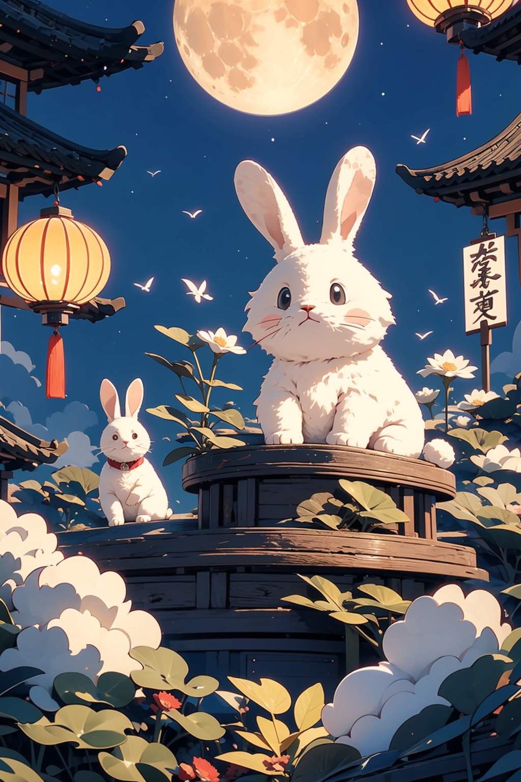 a zhongqiu,bunny,moon,placard,https://liblibai-online.vibrou.com/img/f2609fb75bd14545aee5af3c8d90eb86/cddb46a5bd39681cf81a5f951eece5f28a15582e0f3cabc1c3991687ba033448.png,x-oss-process=image%2Fresize%2Cm_lfit%2Cw_40%2Ch_40,