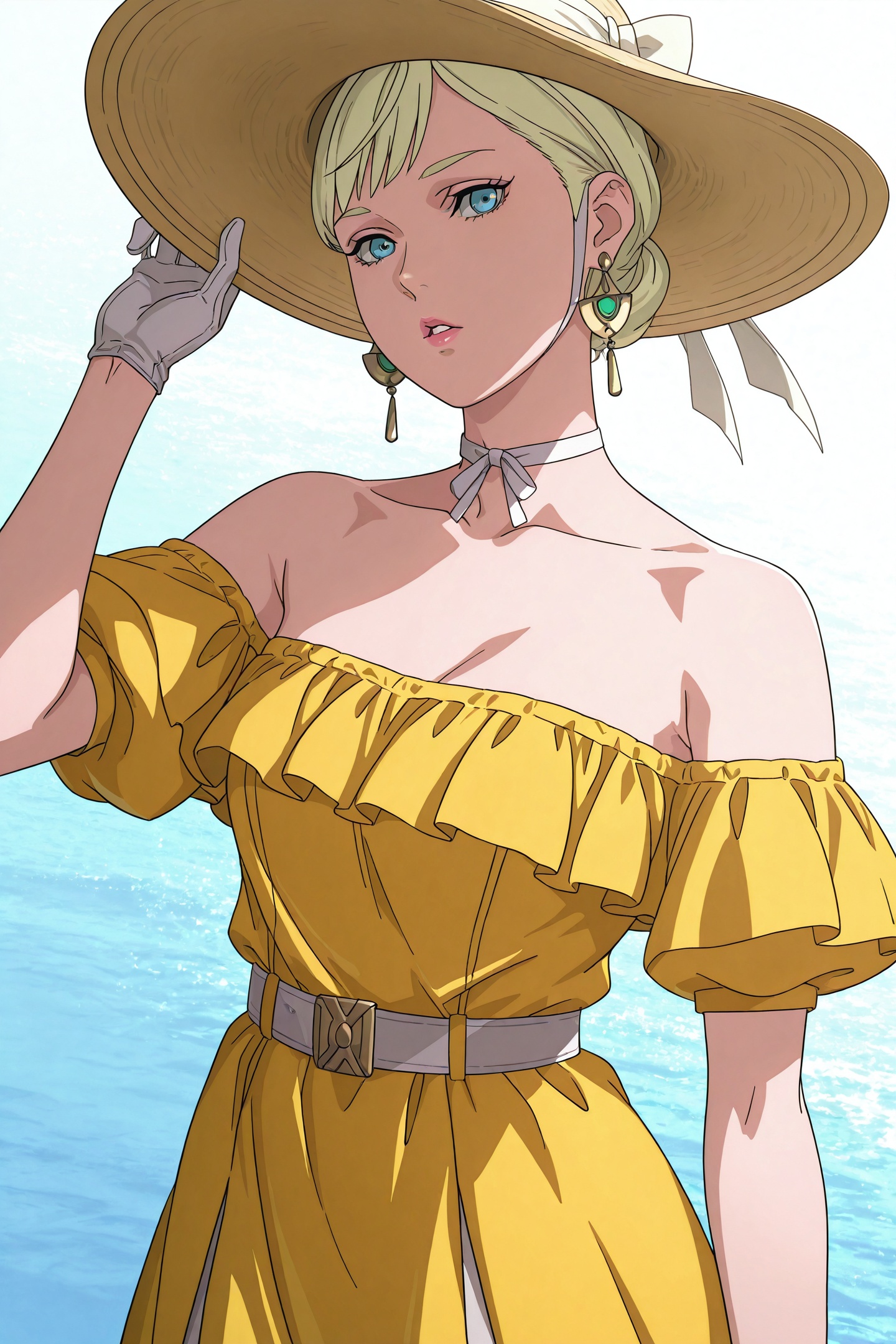 Mobile Suit GUNDAM HATHAWAY Anime Style,  Gigi Andalusia,  1girl on Tensor.Art